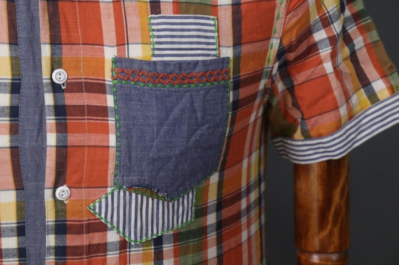 Desigual Desigual Multi Plaid 100% Cotton Button Down Shirt Size S Size US S / EU 44-46 / 1 - 4 Thumbnail