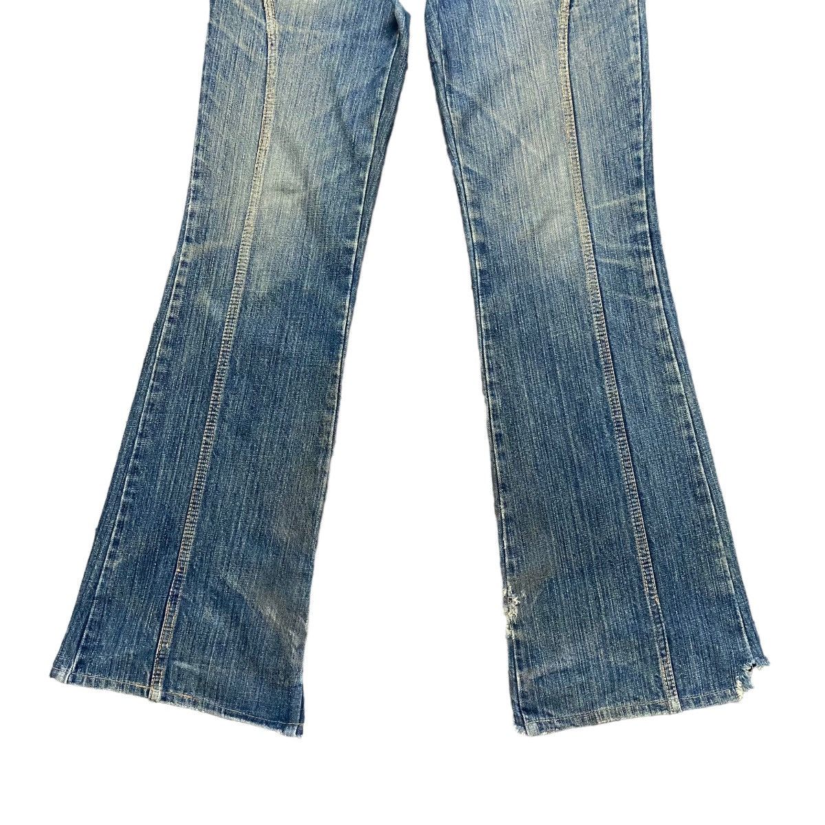 Morgan Homme Vintage Morgan Homme Distressed Denim Flare Jeans Size US 30 / EU 46 - 6 Thumbnail