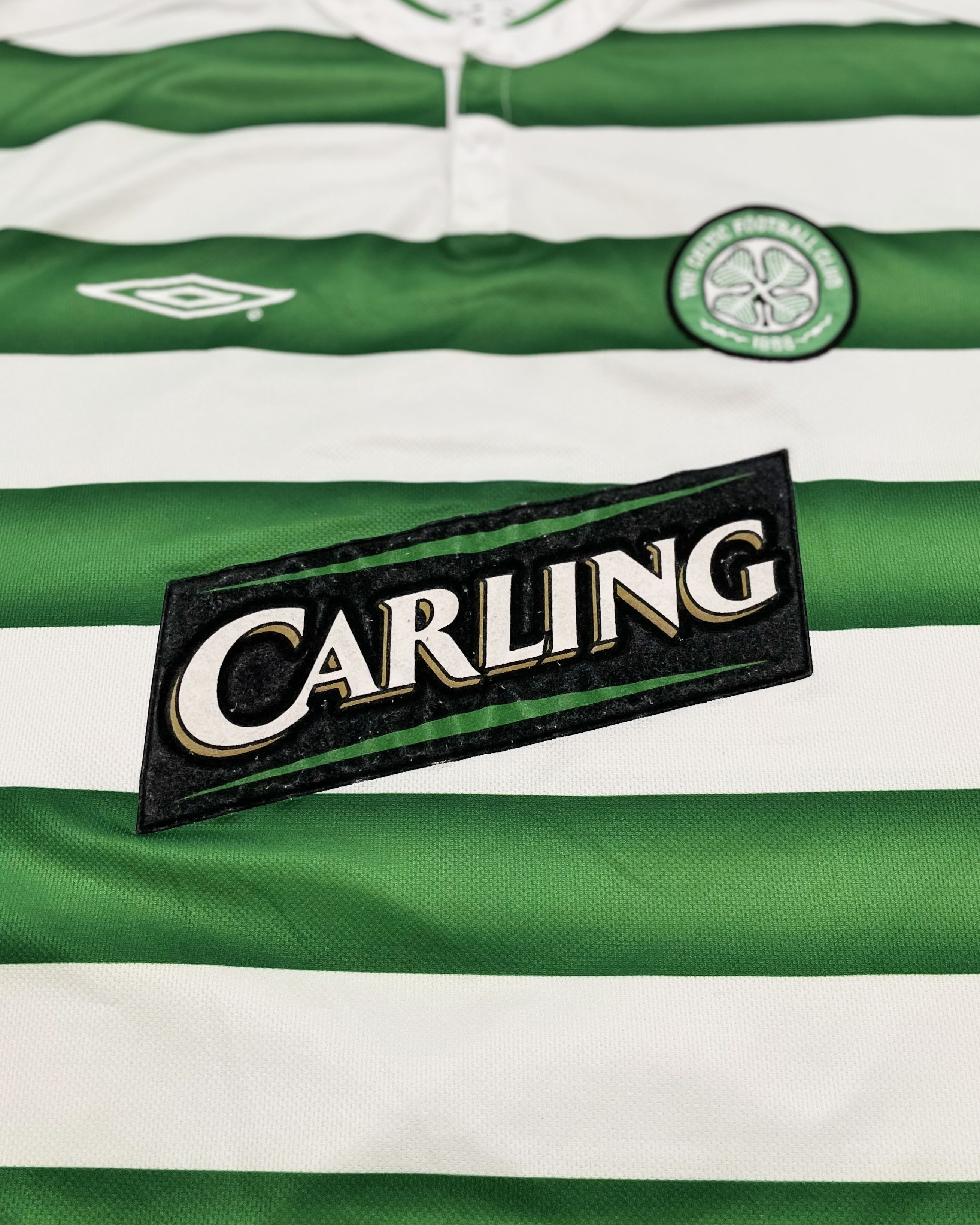 Umbro Celtic FC Home Kit 2003 2004 Size US L / EU 52-54 / 3 - 8 Thumbnail