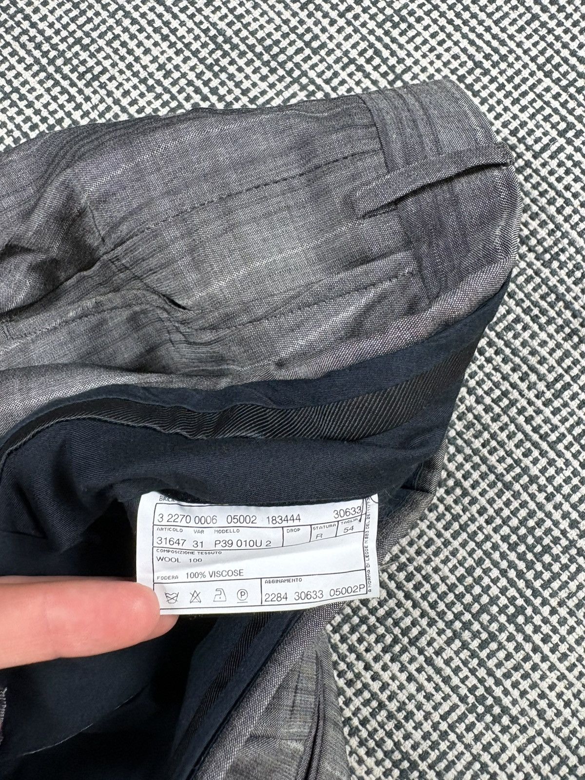 Pal Zileri Pal Zileri lab wool checkered suit set blazer jacket pants Size 44R - 18 Thumbnail