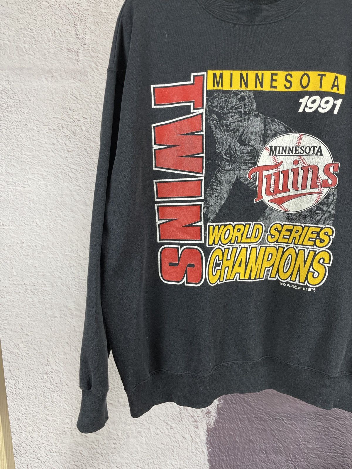Tultex × Vintage Tultex vintage Minnesota Twins 1991 Champions sweatshirt Size US XL / EU 56 / 4 - 7 Thumbnail