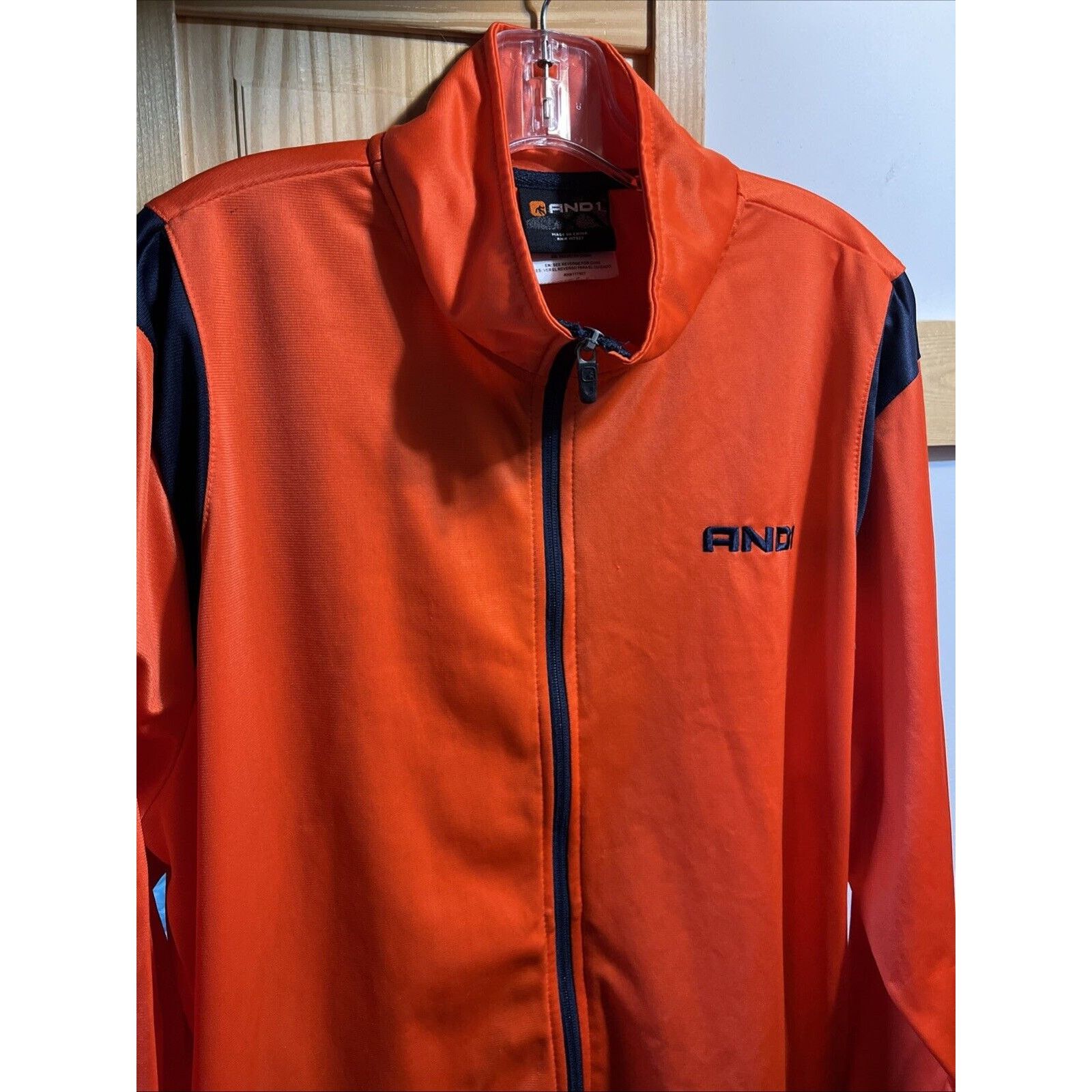 Other and1 basketball track jacket men’s XL orange zip Polyester Size US XL / EU 56 / 4 - 2 Thumbnail