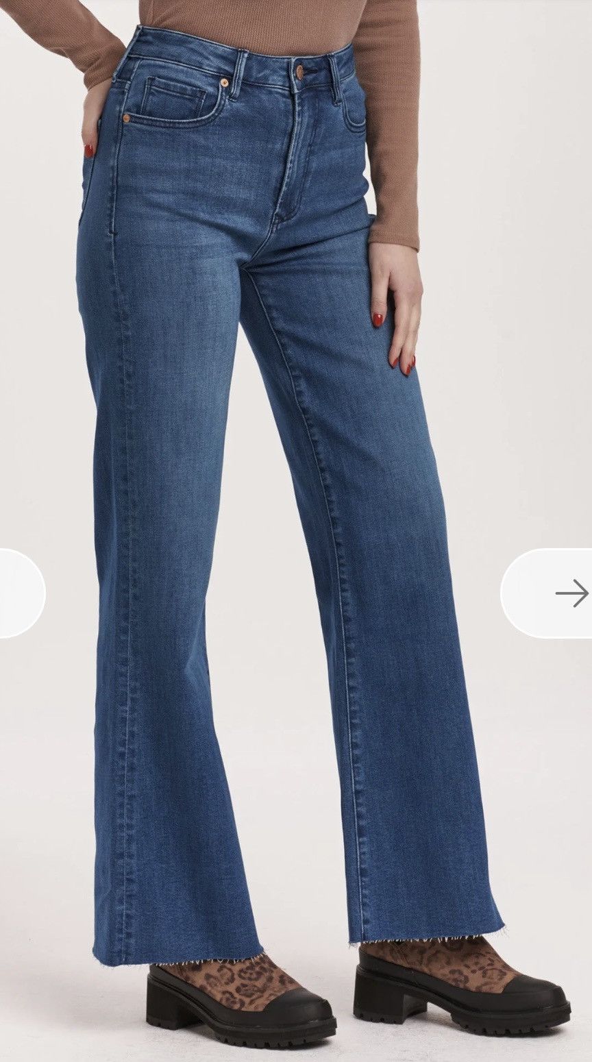 Other Dear John Denim FIONA WIDE LEG JEANS Size 31" - 8 Thumbnail