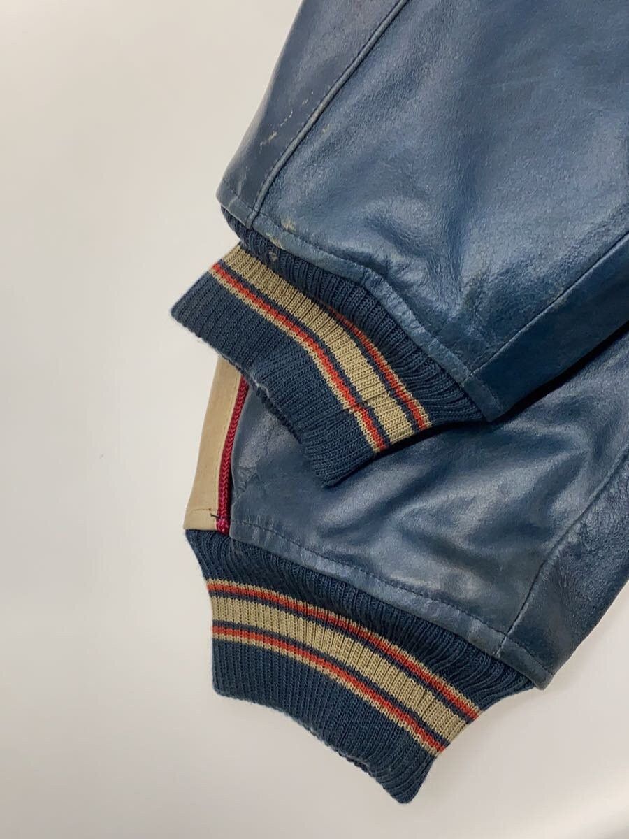 Avirex Avirex 90s Goalers Jkt Cowhide Lthr Jkt Blouson Navy Size US S / EU 44-46 / 1 - 6 Thumbnail