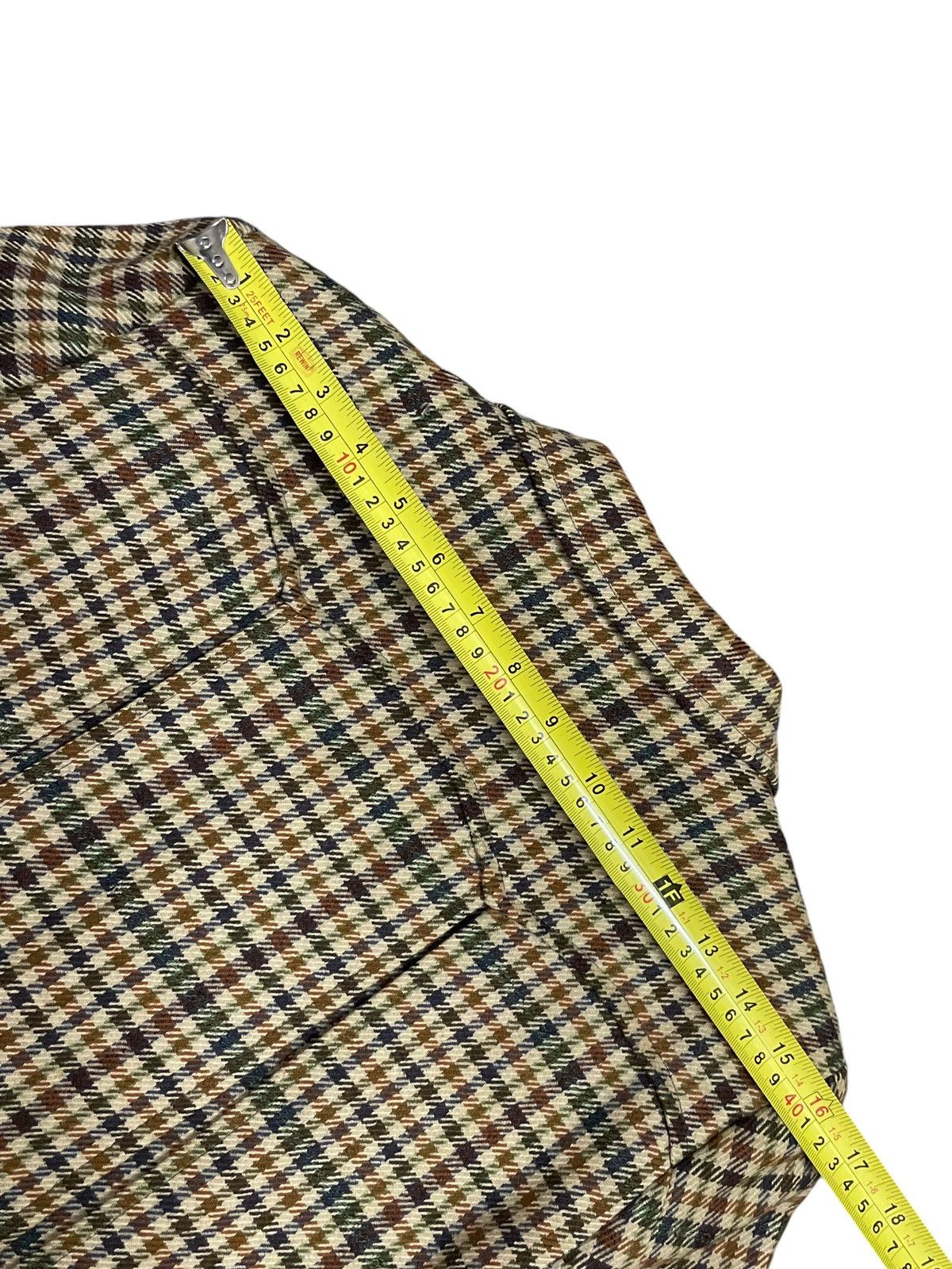 Yves Saint Laurent Vintage Yves Saint Laurent Single Breasted Plaid Wool Blazer Size US M / EU 48-50 / 2 - 25 Thumbnail