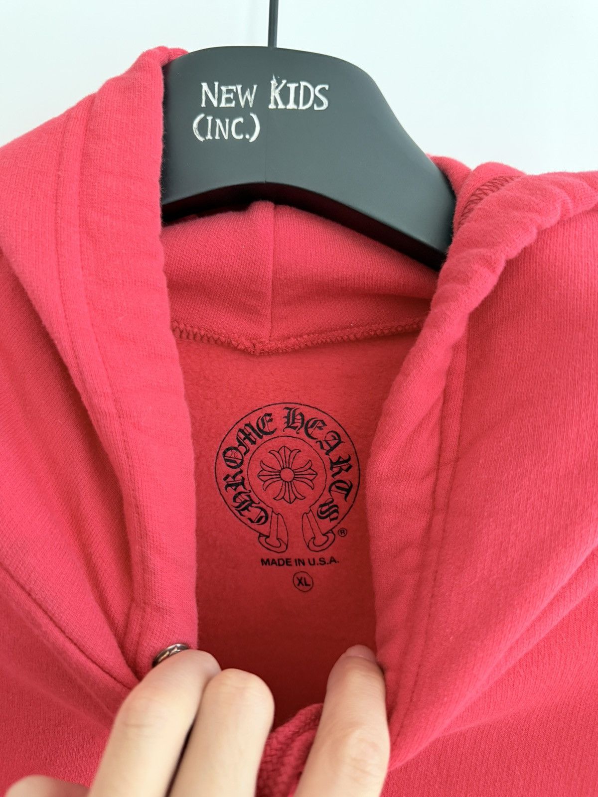 Chrome Hearts Chrome Hearts Red Scroll hoodie Size US XL / EU 56 / 4 - 5 Thumbnail