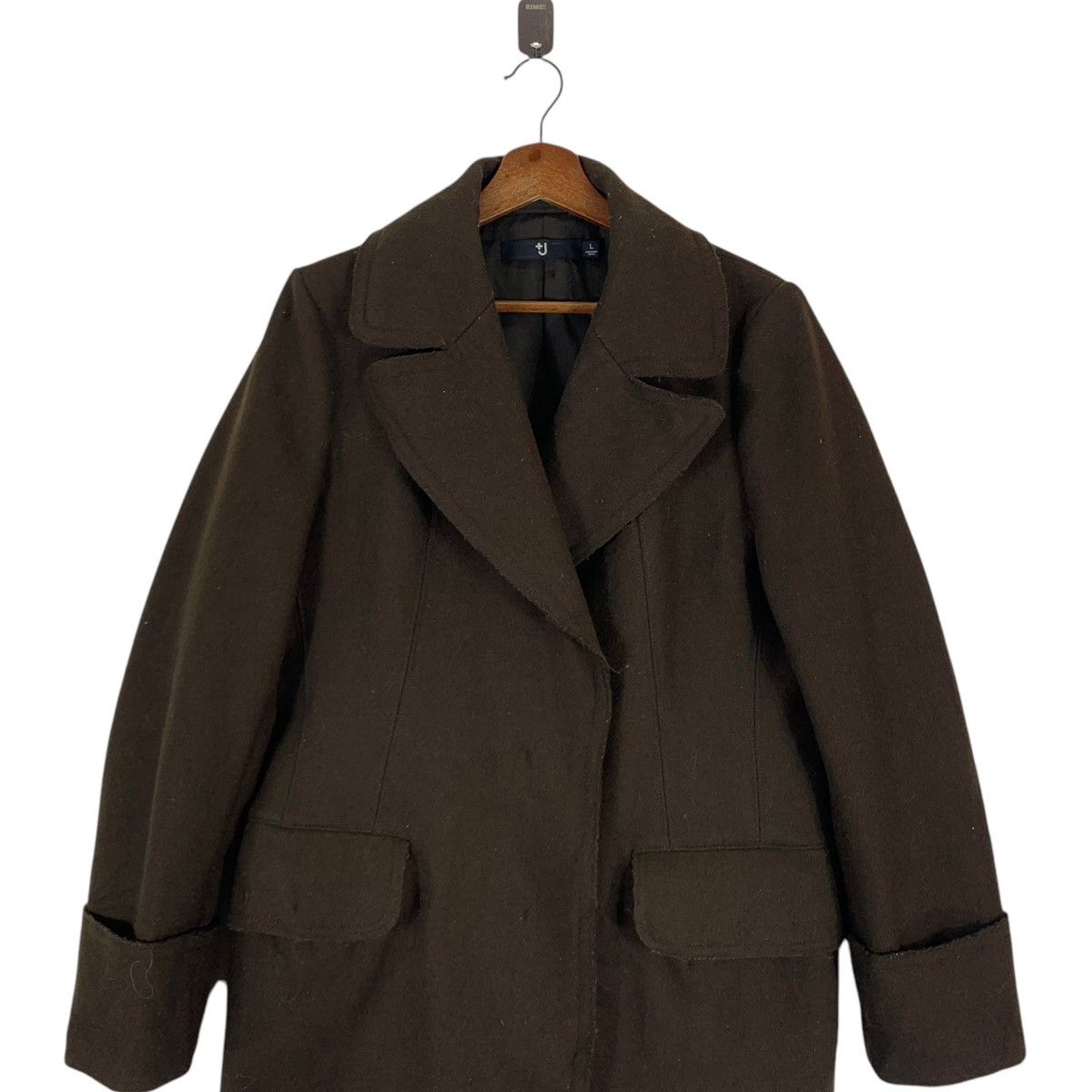 Jil Sander × Uniqlo VINTAGE JILL SANDER X UNIQLO JAPAN WOOL OVERCOAT Size L / US 10 / IT 46 - 4 Thumbnail