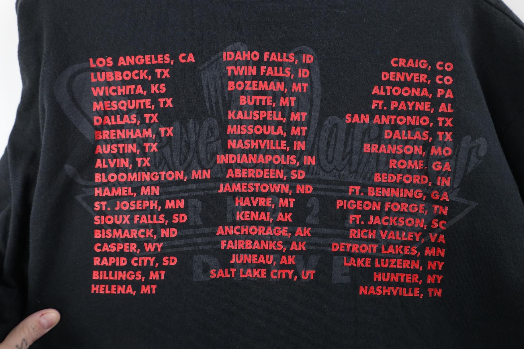 Vintage Vintage 90s RND21 Drive Steve Wariner Band T-Shirt Black USA Size US XL / EU 56 / 4 - 12 Thumbnail