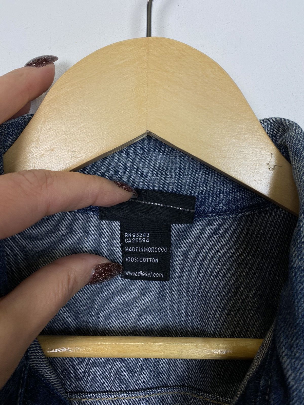 Diesel Vintage Diesel Y2K Denim Jacket Jeans Streetwear Blue 90’s Size L / US 10 / IT 46 - 7 Thumbnail