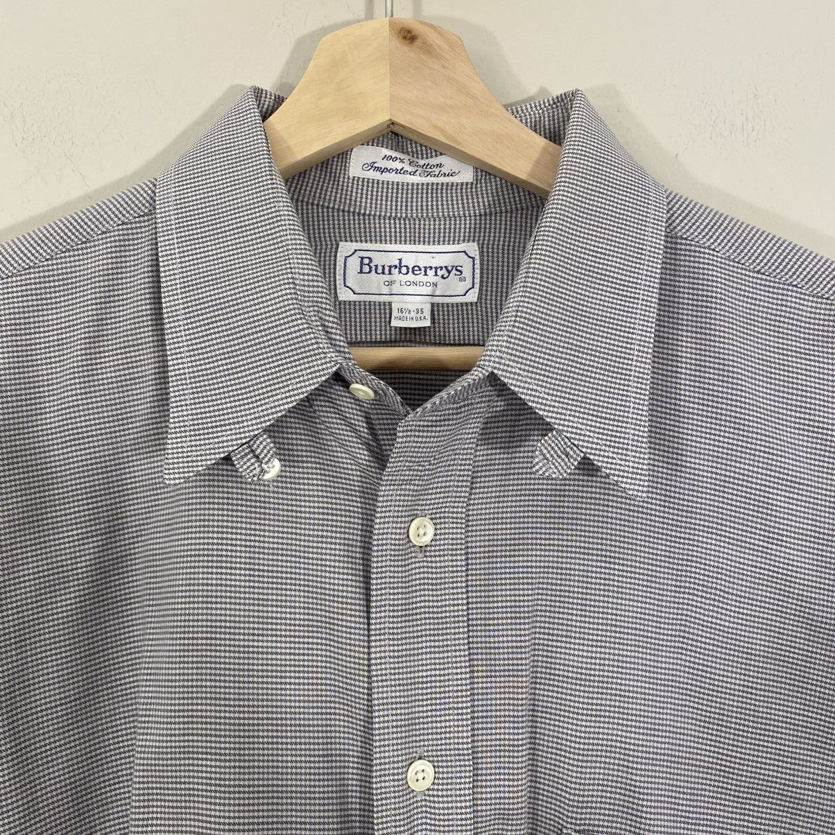 Burberry × Vintage Vintage 90s Burberry Striped Button Up Shirt Large Size US L / EU 52-54 / 3 - 3 Thumbnail