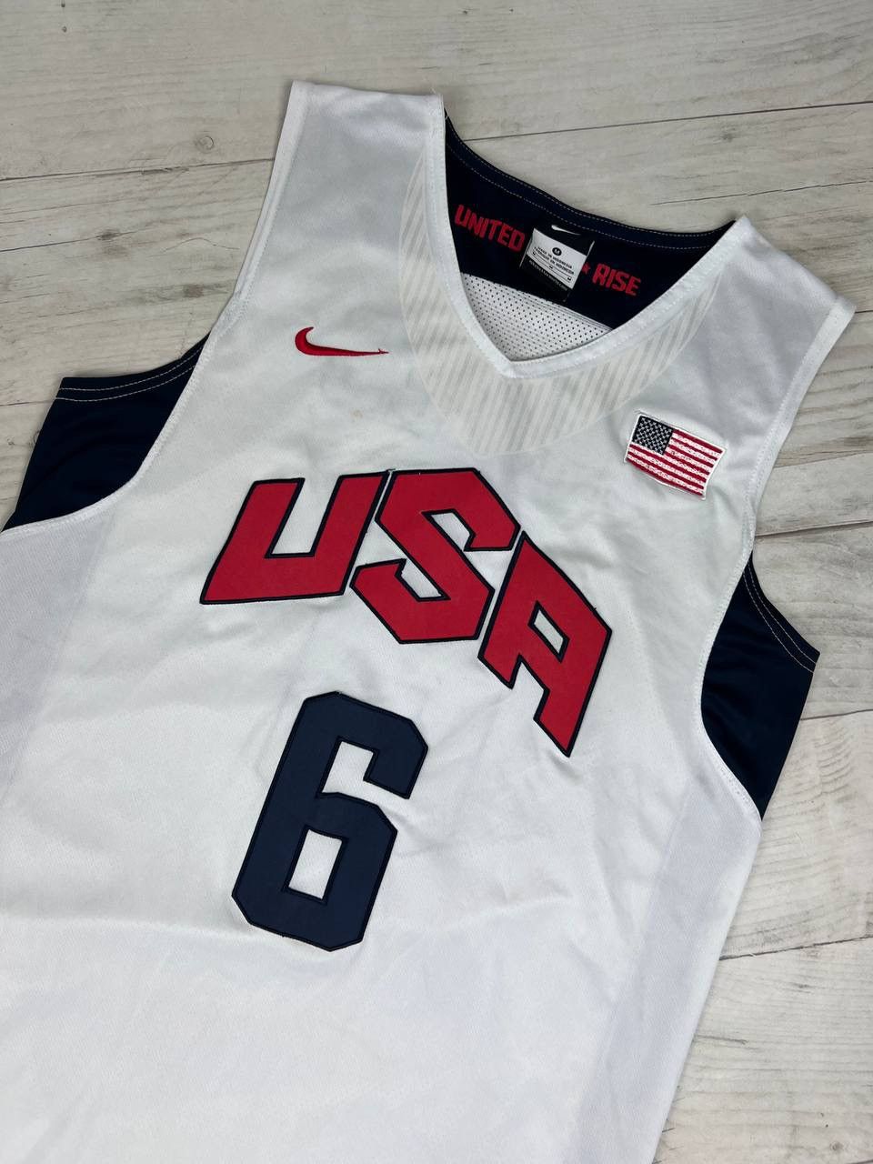 Nike Nike United State Olympic Team James #6 Basketball Jersey Size US M / EU 48-50 / 2 - 2 Thumbnail