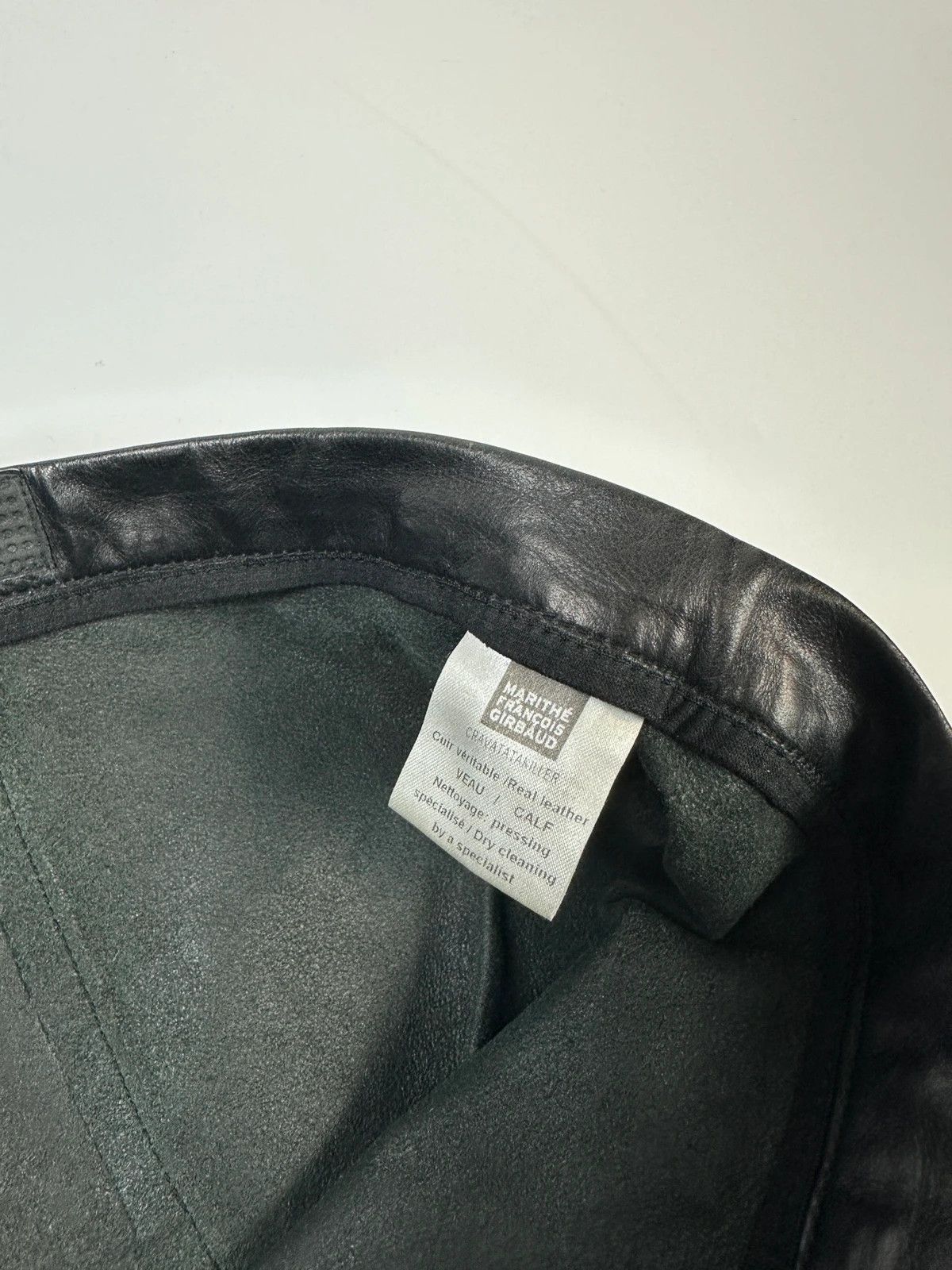 Marithe + Francois Girbaud Marithé + François Girbaud Black Soft Leather Flared Pants Size 27" / US 4 / IT 40 - 8 Thumbnail