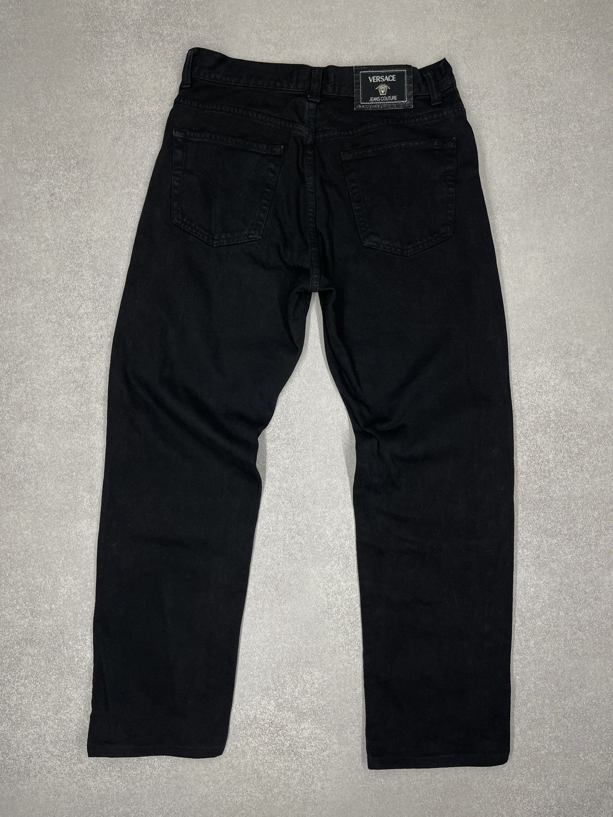 Versace Jeans Couture Vintage Versace Jeans Couture Denim Black Made in Italy m Size US 32 / EU 48 - 2 Thumbnail