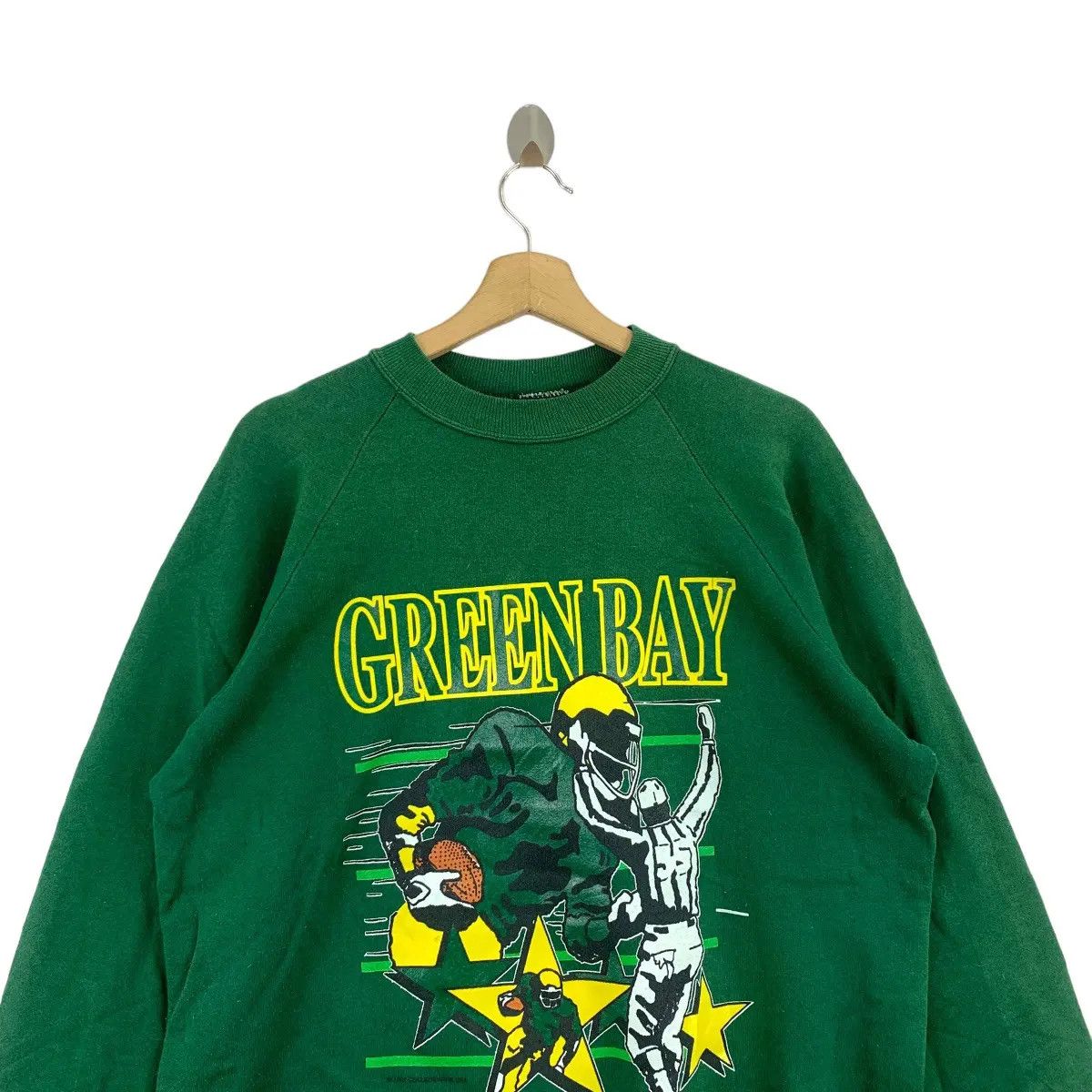Vintage Vintage 1997 GREEN BAY PACKERS NFL Football Sweatshirt NFC Size L / US 10 / IT 46 - 2 Thumbnail