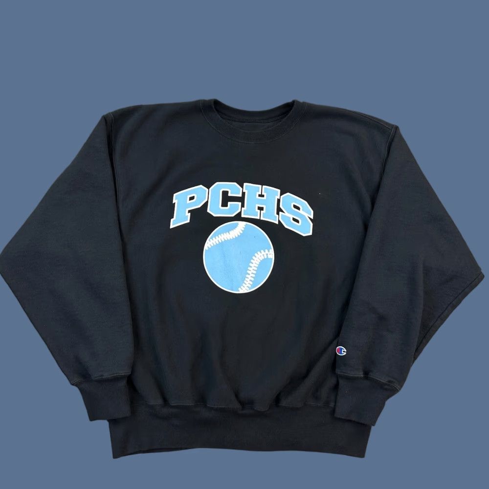 Champion VINTAGE Champion Sweatshirt Mens XL Black Premium Reverse Weave Pullover Y2K Size US XL / EU 56 / 4 - 1 Thumbnail