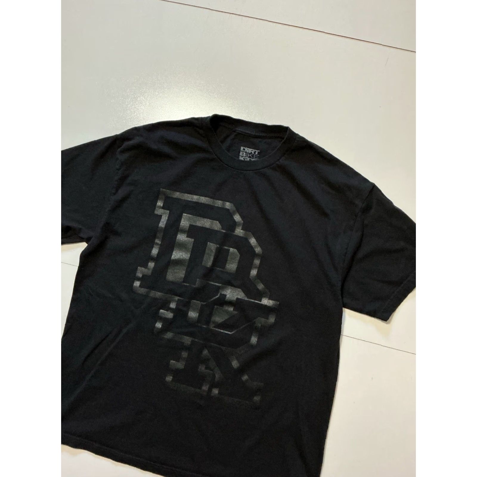 Vintage DBK Dirt Bike Kidz T-Shirt XL Black Standard Fit Graphic S/S Motorsport Racing Men Mens Size US XL / EU 56 / 4 - 3 Thumbnail