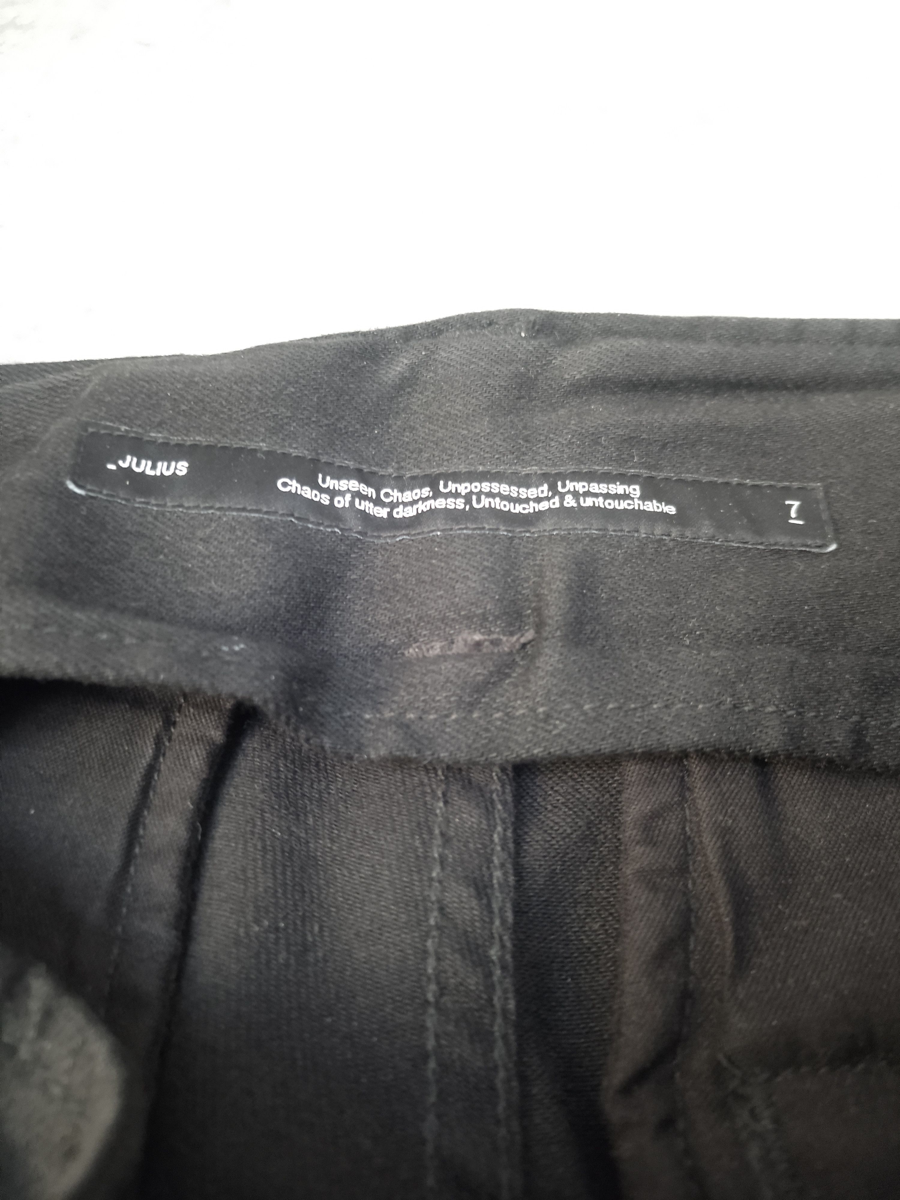Julius 758PAM2-B Gas mask cargo pants Size 2 Size US 30 / EU 46 - 6 Thumbnail
