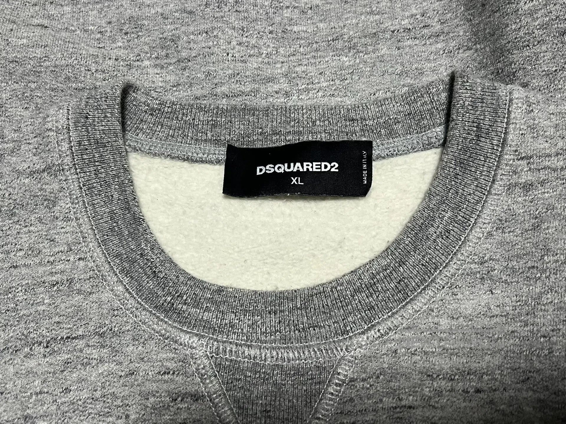 Dsquared2 DSQUARED2 Gray Oversized Fleece Hoodie. Size US XL / EU 56 / 4 - 3 Thumbnail