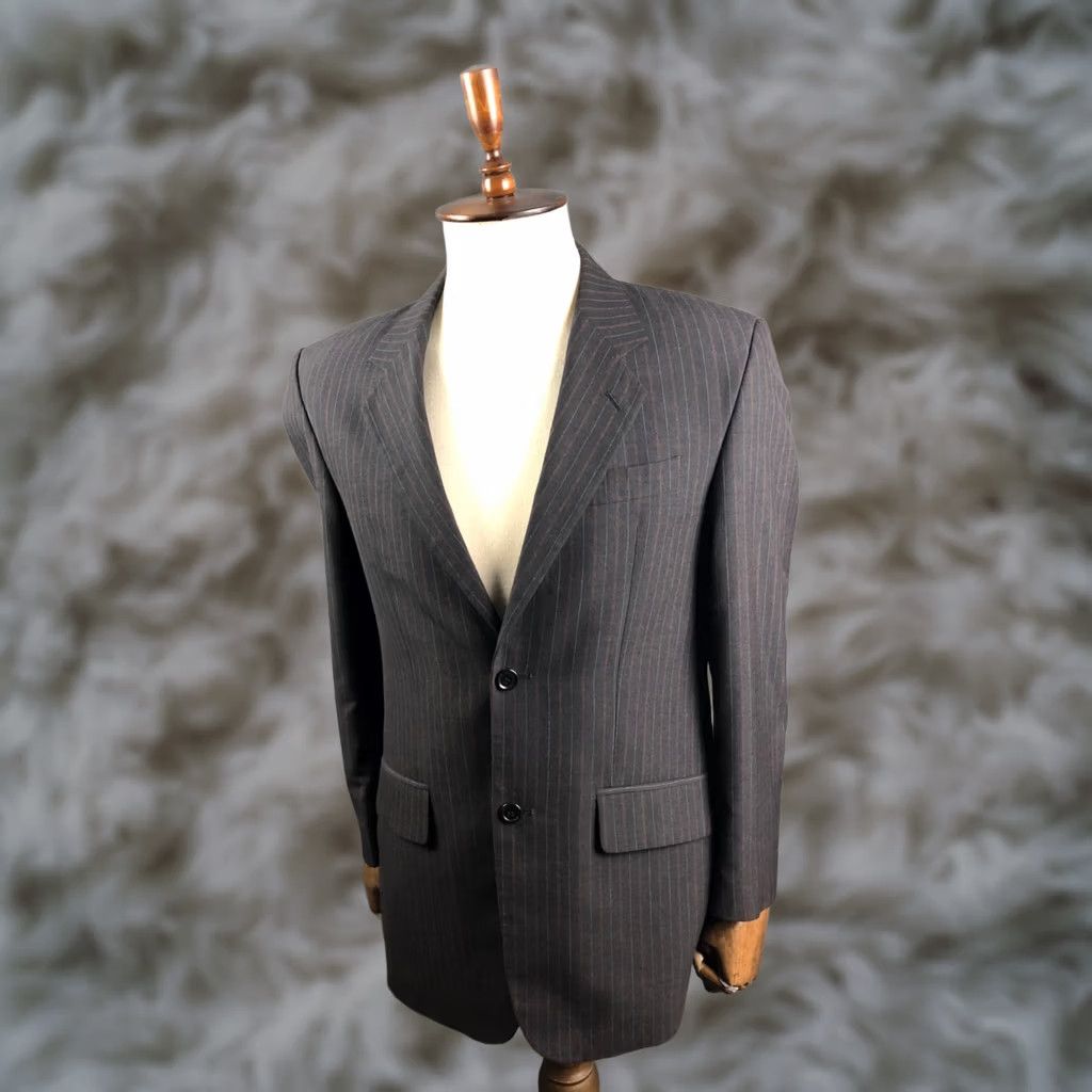 Suitsupply Suitsupply Blazer Wool Men Black Striped Size 44L - 1 Thumbnail