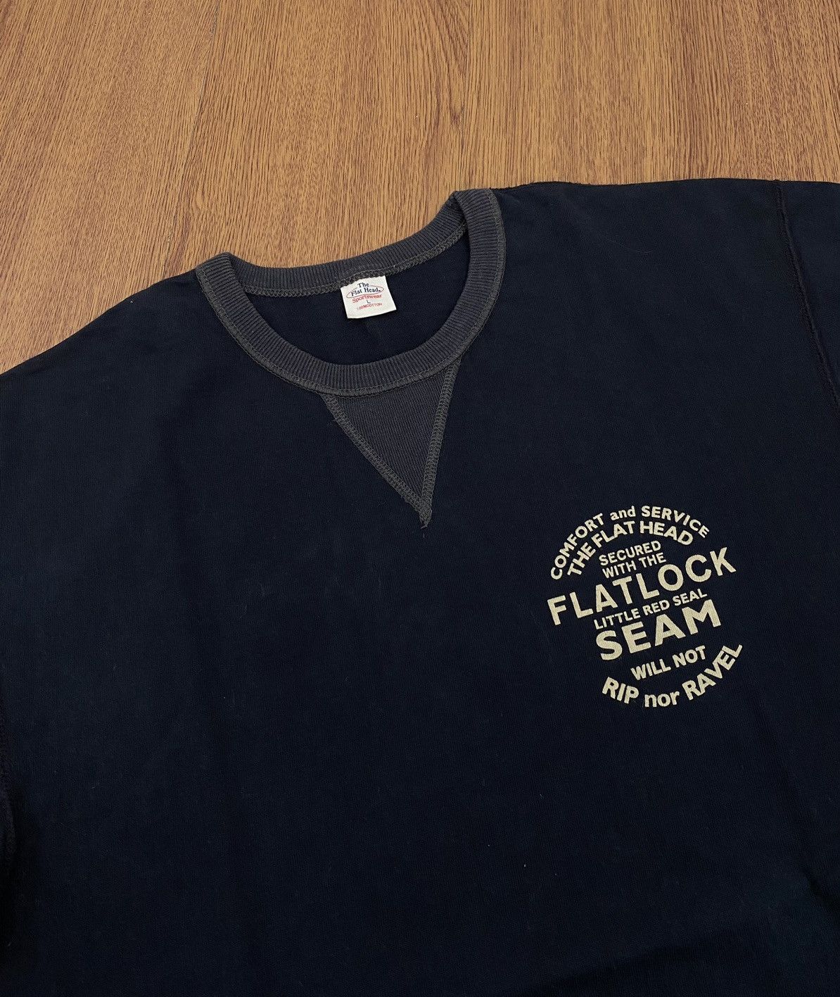 Buzz Rickson's The Flat Head flatlock T-shirt Size US L / EU 52-54 / 3 - 2 Thumbnail
