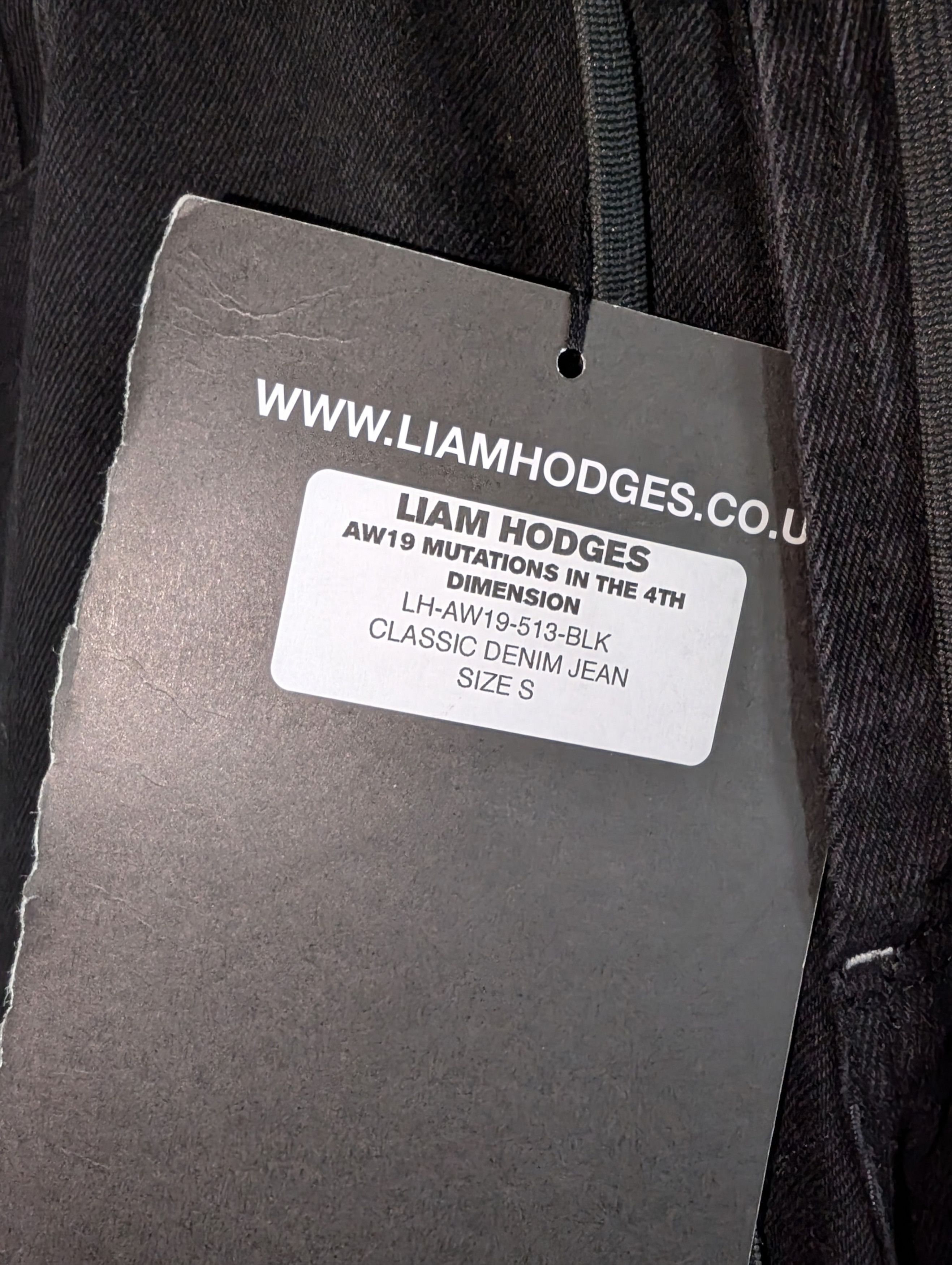 Liam Hodges LIAM HODGES MUTATIONS IN THE 4TH DIMENSION DENIM JEANS Size US 30 / EU 46 - 3 Thumbnail
