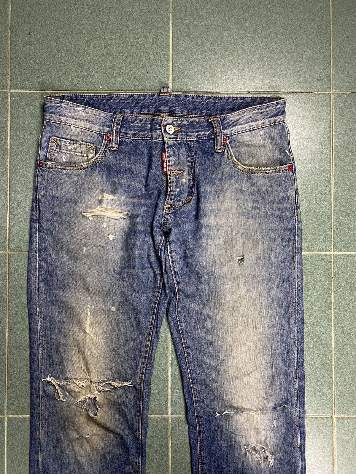 Dsquared2 Dsquared2 Distreassed Jeans 34 Size US 32 / EU 48 - 4 Thumbnail