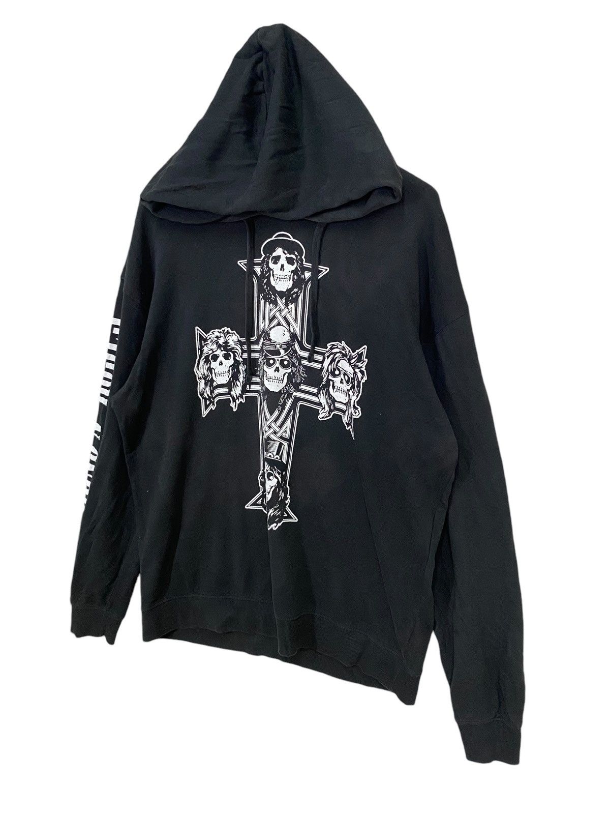 Band Tees × Guns N' Roses × Japanese Brand Guns n roses hoodie pullover baggy style Size US L / EU 52-54 / 3 - 2 Thumbnail