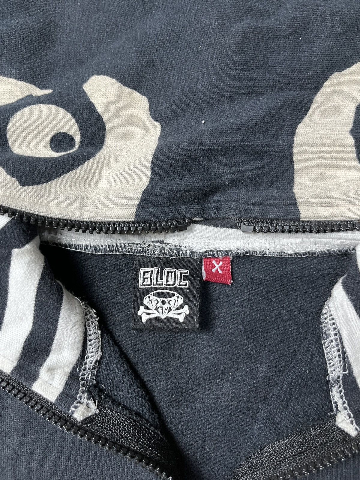 Japanese Brand Japanese bloc skeleton fullziper Size US S / EU 44-46 / 1 - 7 Thumbnail