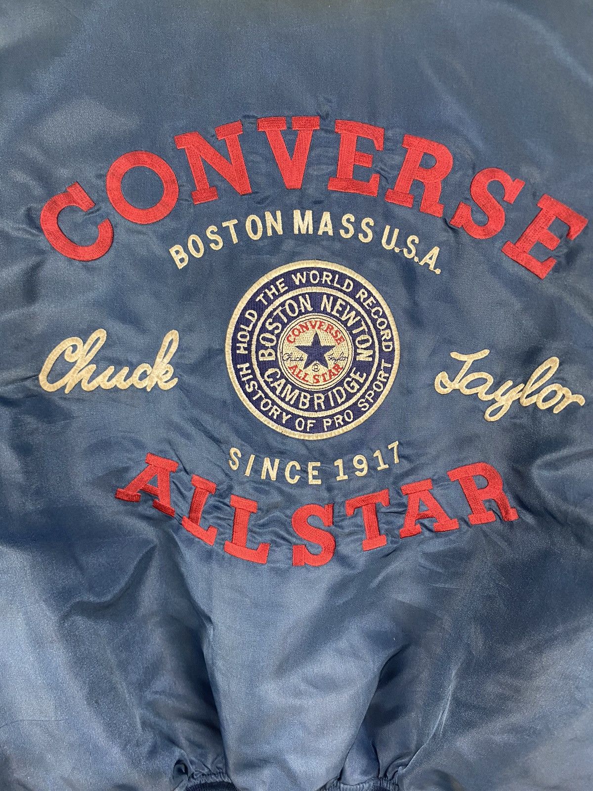 Converse Vintage Converse Allstar Bomber Jacket Sunfaded Size US M / EU 48-50 / 2 - 7 Thumbnail