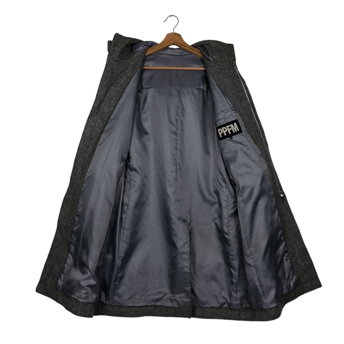 PPFM 🔥VINTAGE LONG BIKER JACKET WOOL PPFM Size US M / EU 48-50 / 2 - 17 Thumbnail