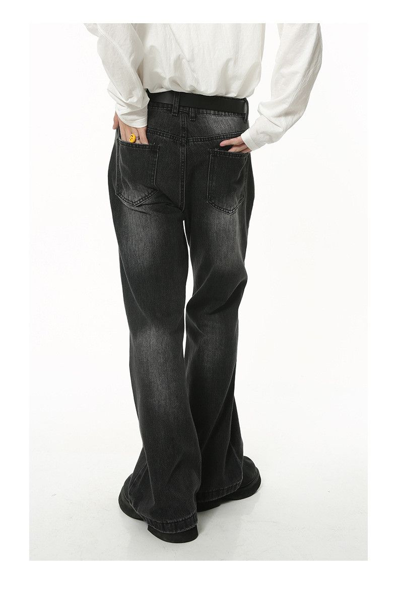 Japanese Brand × Jean Japanese retro slim-fit straight-leg flared jeans Size US 32 / EU 48 - 4 Thumbnail