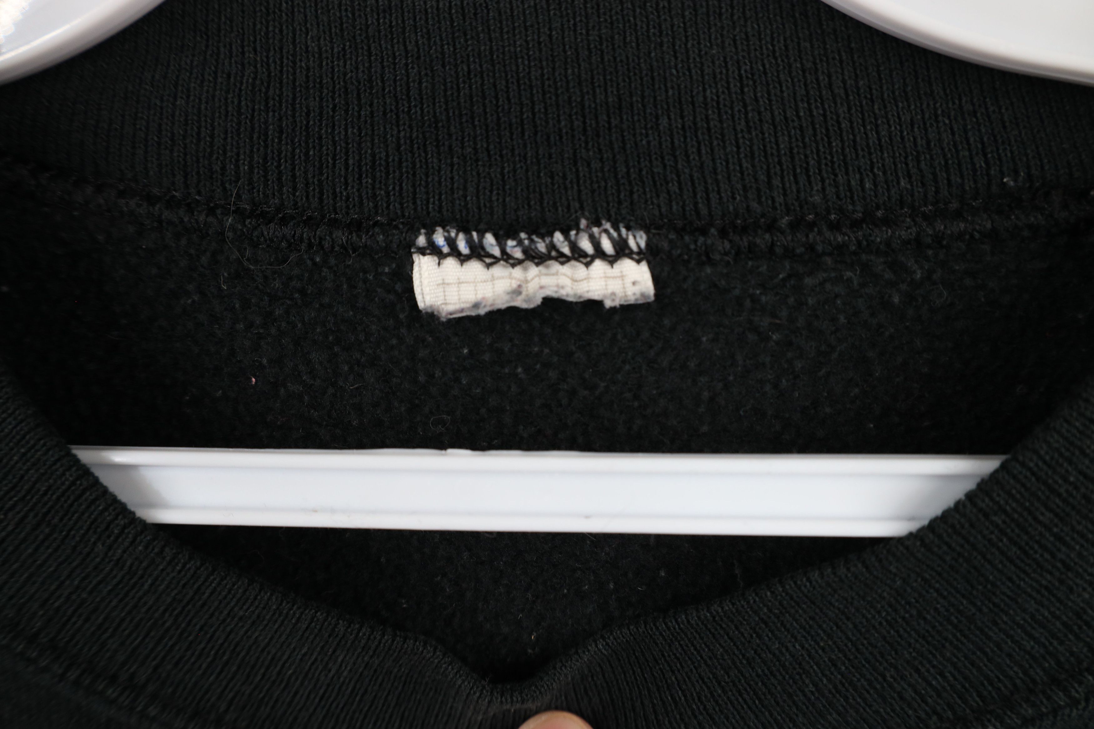Vintage Vintage 90s Streetwear Blank Crewneck Sweatshirt Black USA Size US XXL / EU 58 / 5 - 6 Thumbnail