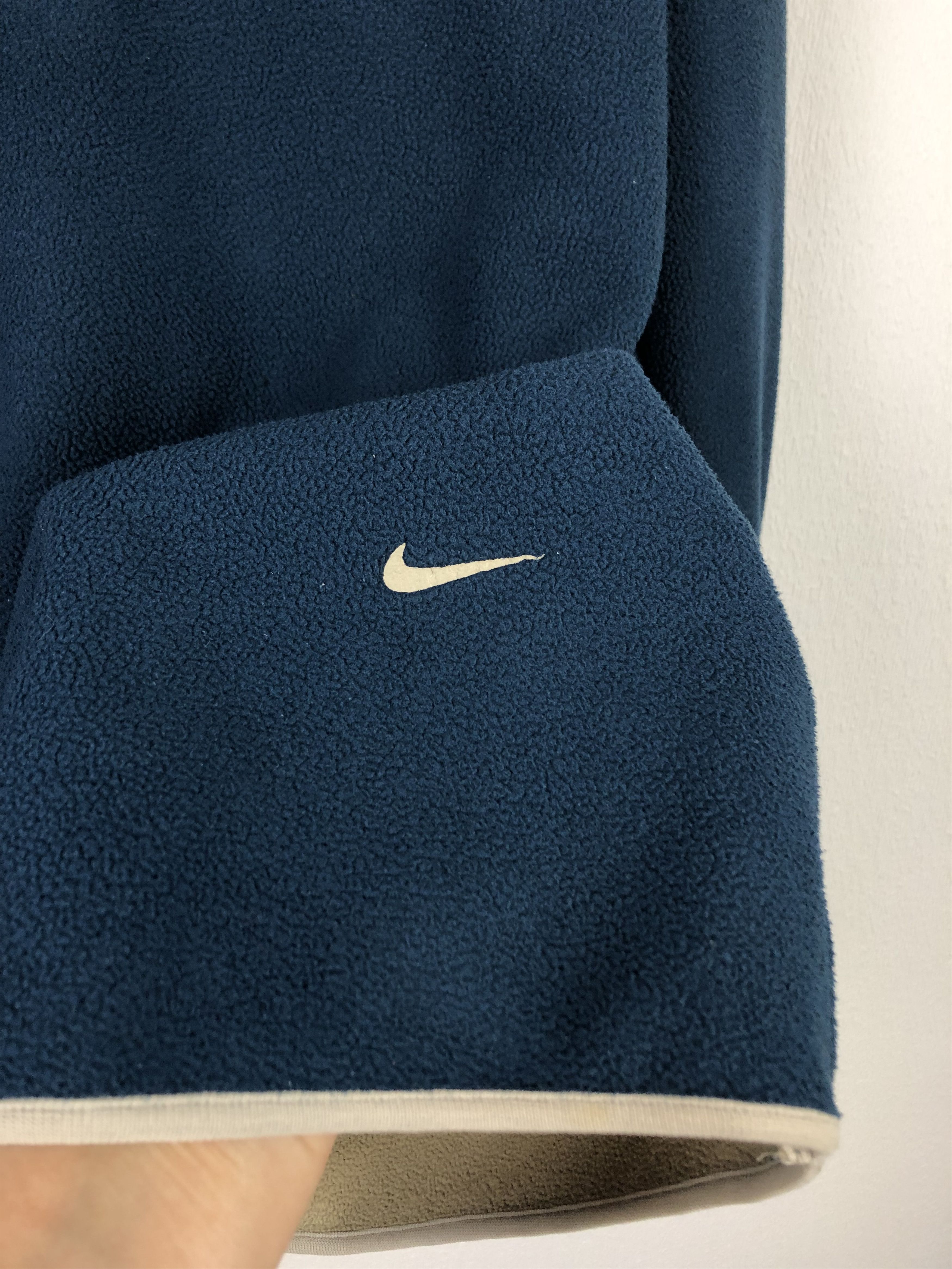 Vintage Vintage Nike Fleece Hoodie Sweatshirt Rare Swoosh Hype Size US XL / EU 56 / 4 - 7 Thumbnail
