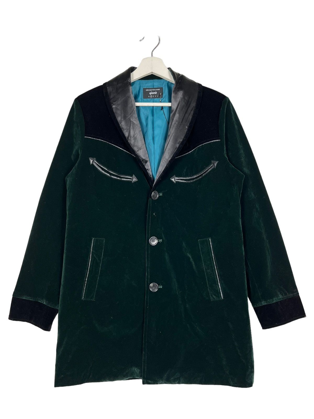 Japanese Brand 🔥 GRUNGE FOR LUXURY QLAMB LONG COAT Size US S / EU 44-46 / 1 - 1 Thumbnail