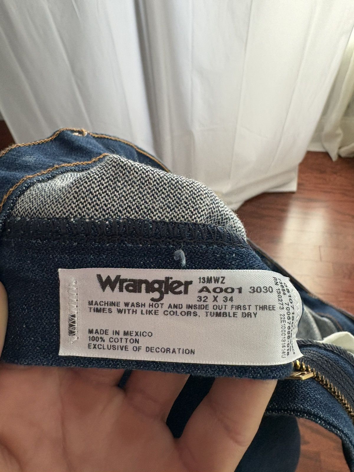 Wrangler Wrangler A001 Cowboy Denim Blue Size US 32 / EU 48 - 6 Thumbnail