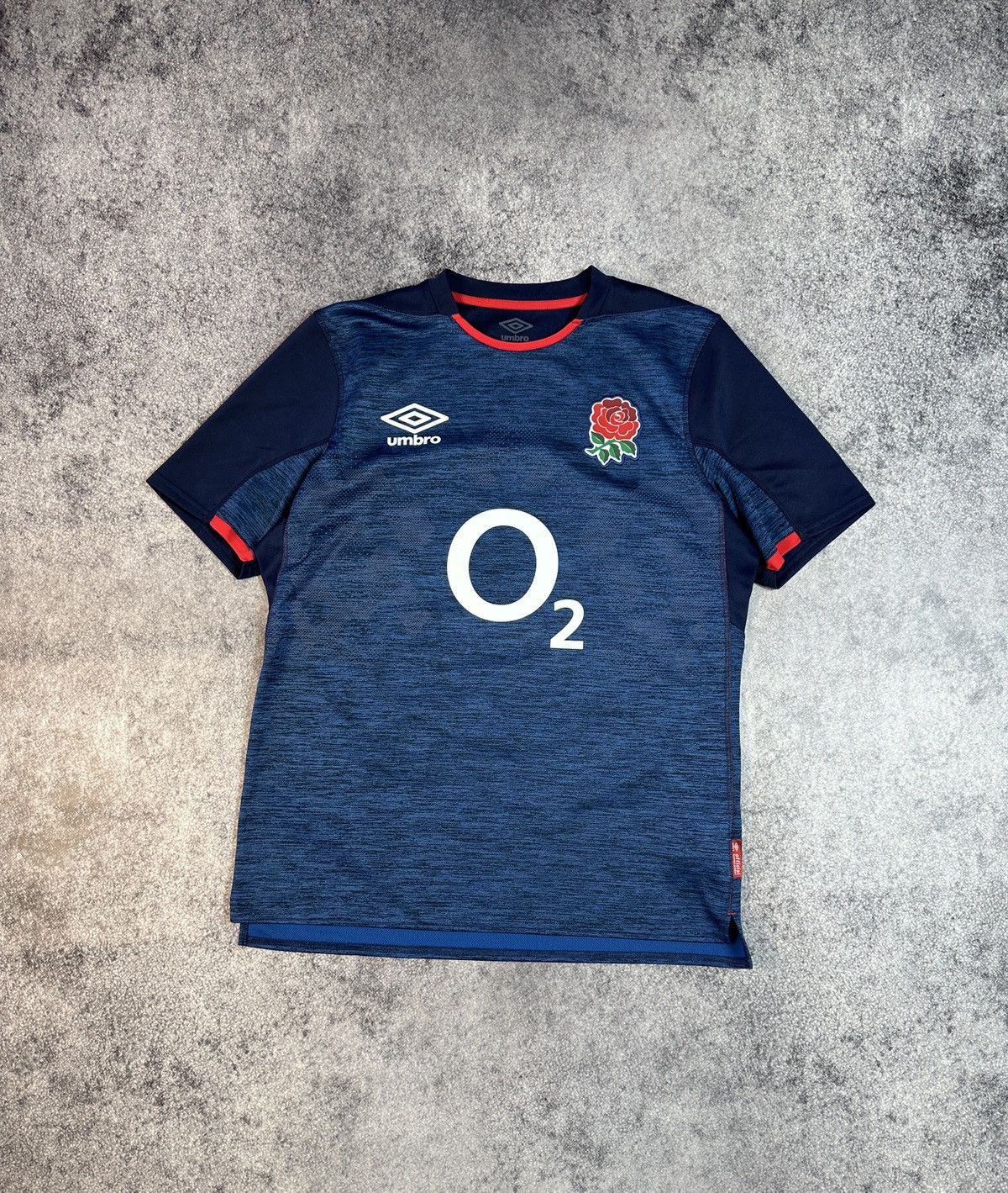 Umbro × Vintage Umbro England O2 Rugby Streetwear rare Jersey VTg L Sport Size US L / EU 52-54 / 3 - 1 Thumbnail