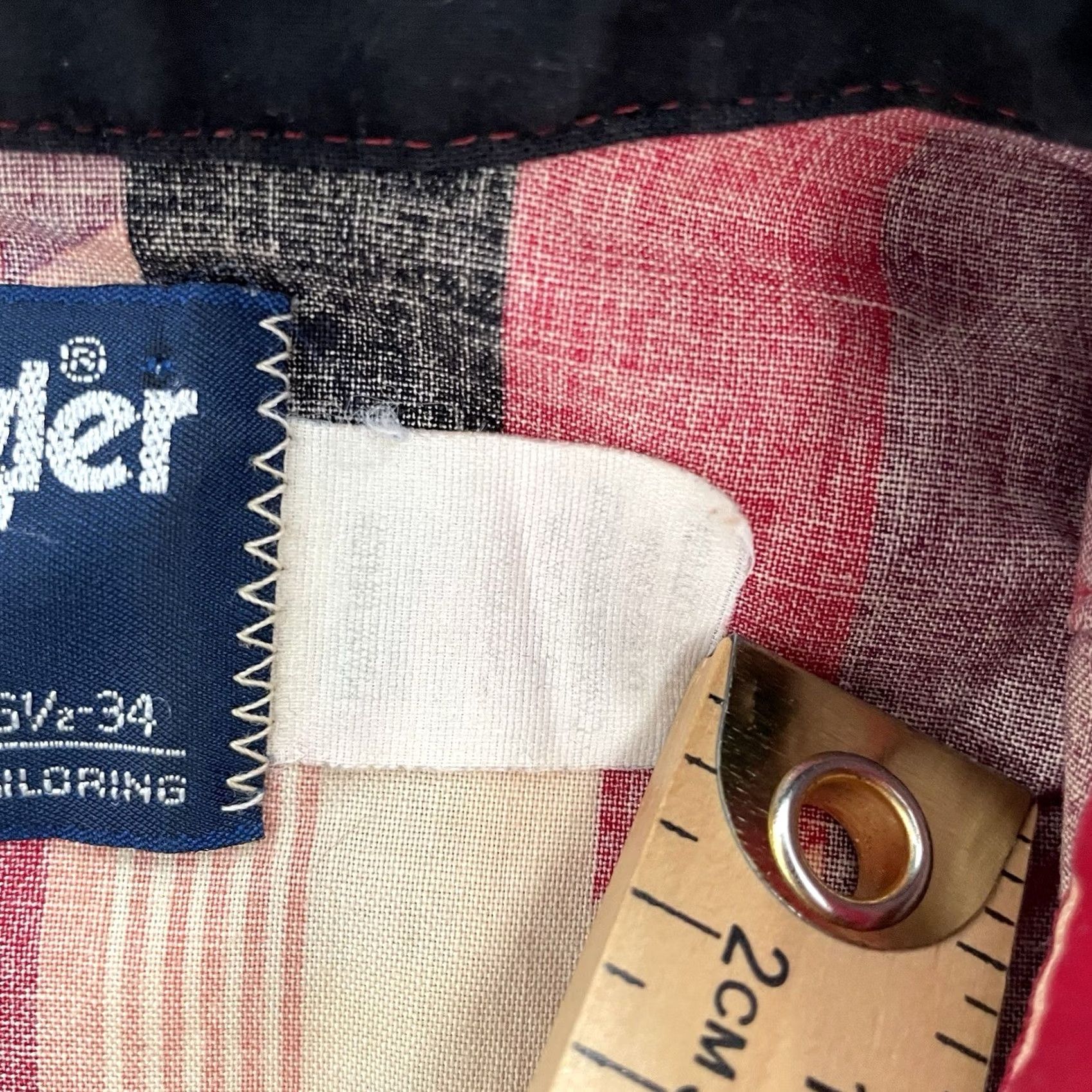 Wrangler VINTAGE Wrangler Shirt Mens Large Cowboy Cut X-Long Tails Button Up Western 16.5 Size US L / EU 52-54 / 3 - 6 Thumbnail