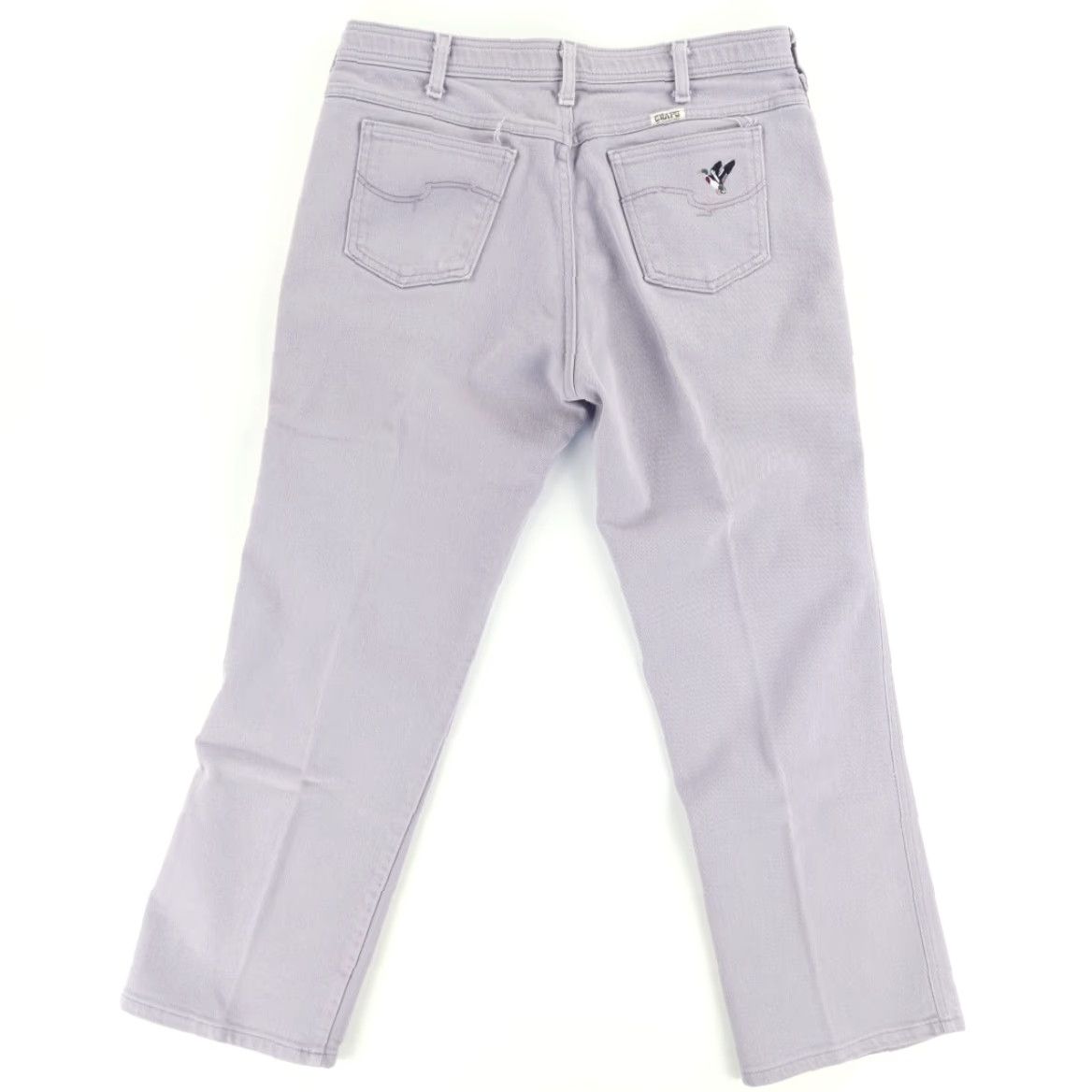 Vintage VTG Taylor Togs Expand Waist Duck Cotton Blend Canvas Chino Pants Gray Men's 36 Size US 36 / EU 52 - 4 Thumbnail