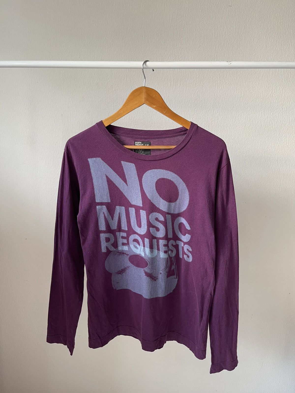 PPFM 2000s PPFM 'No Music Requests' Long Sleeve Size US S / EU 44-46 / 1 - 1 Thumbnail