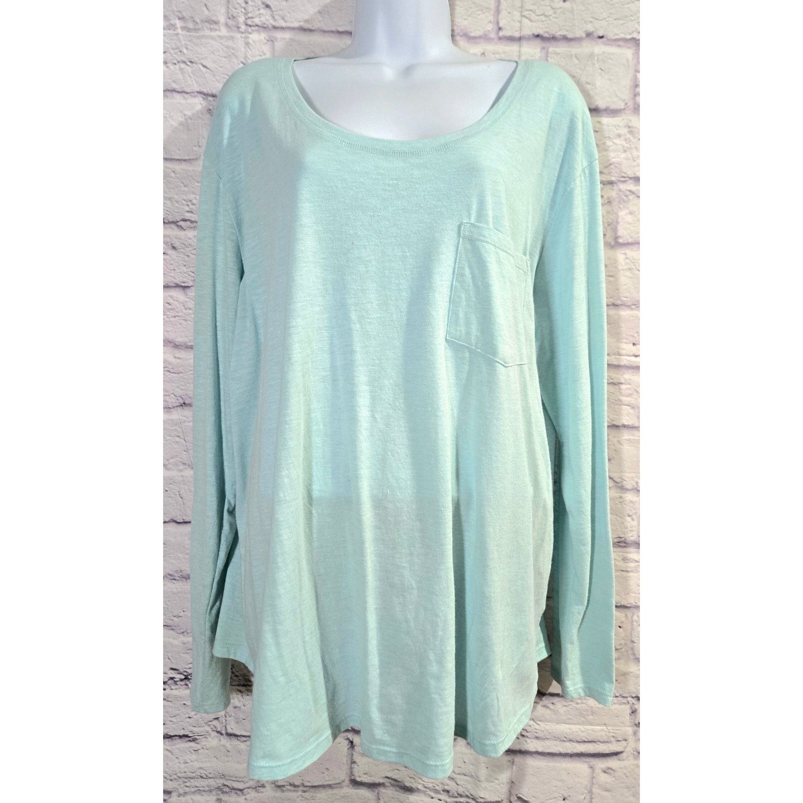 Other A.N.A. Light Blue Slub Knit T Shirt XXL Plus Lightweight Size 3XL / US 20-22 - 1 Thumbnail