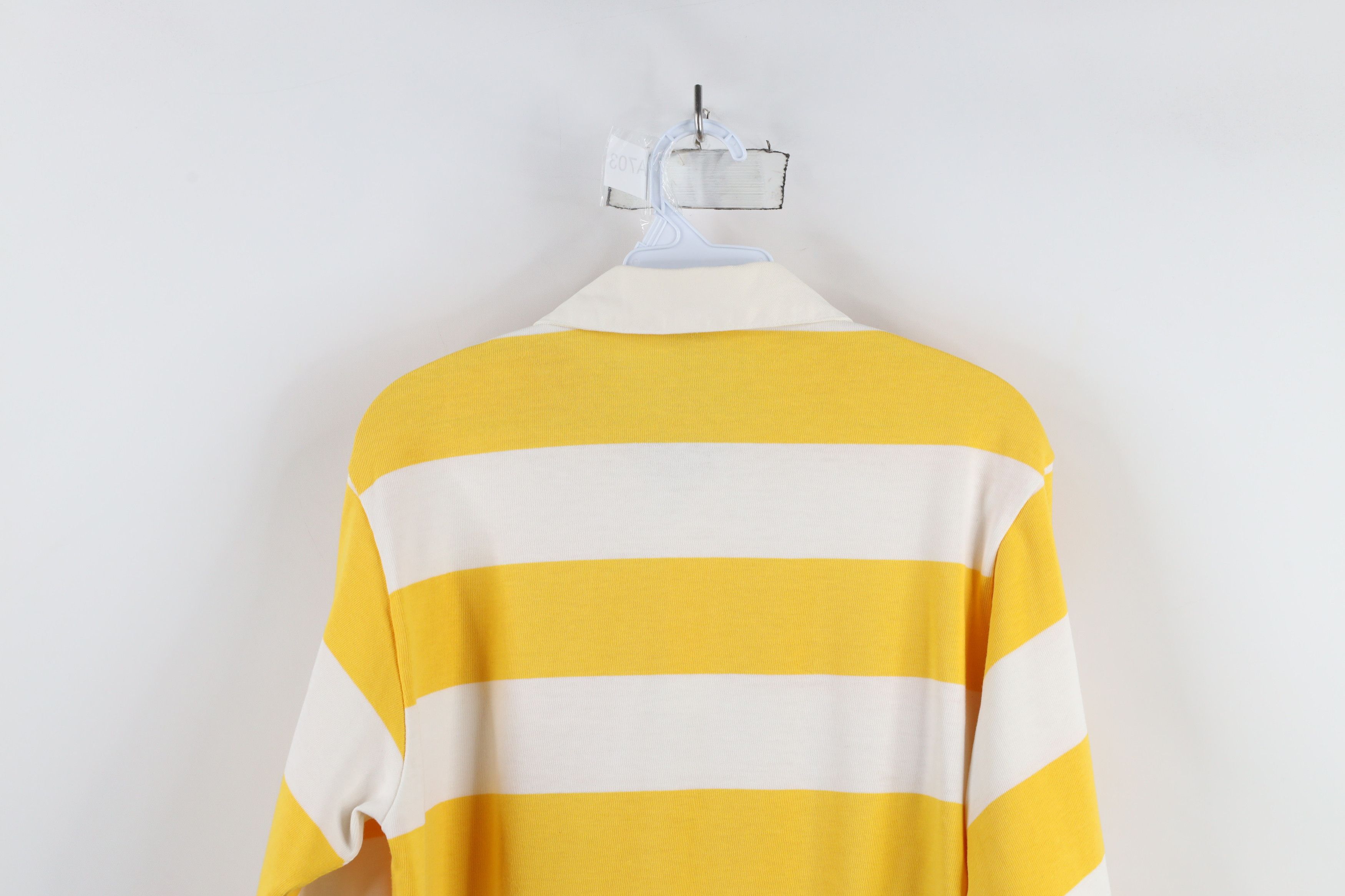 Vintage Vintage 70s 80s Streetwear Block Long Sleeve Rugby Polo Size US M / EU 48-50 / 2 - 11 Thumbnail