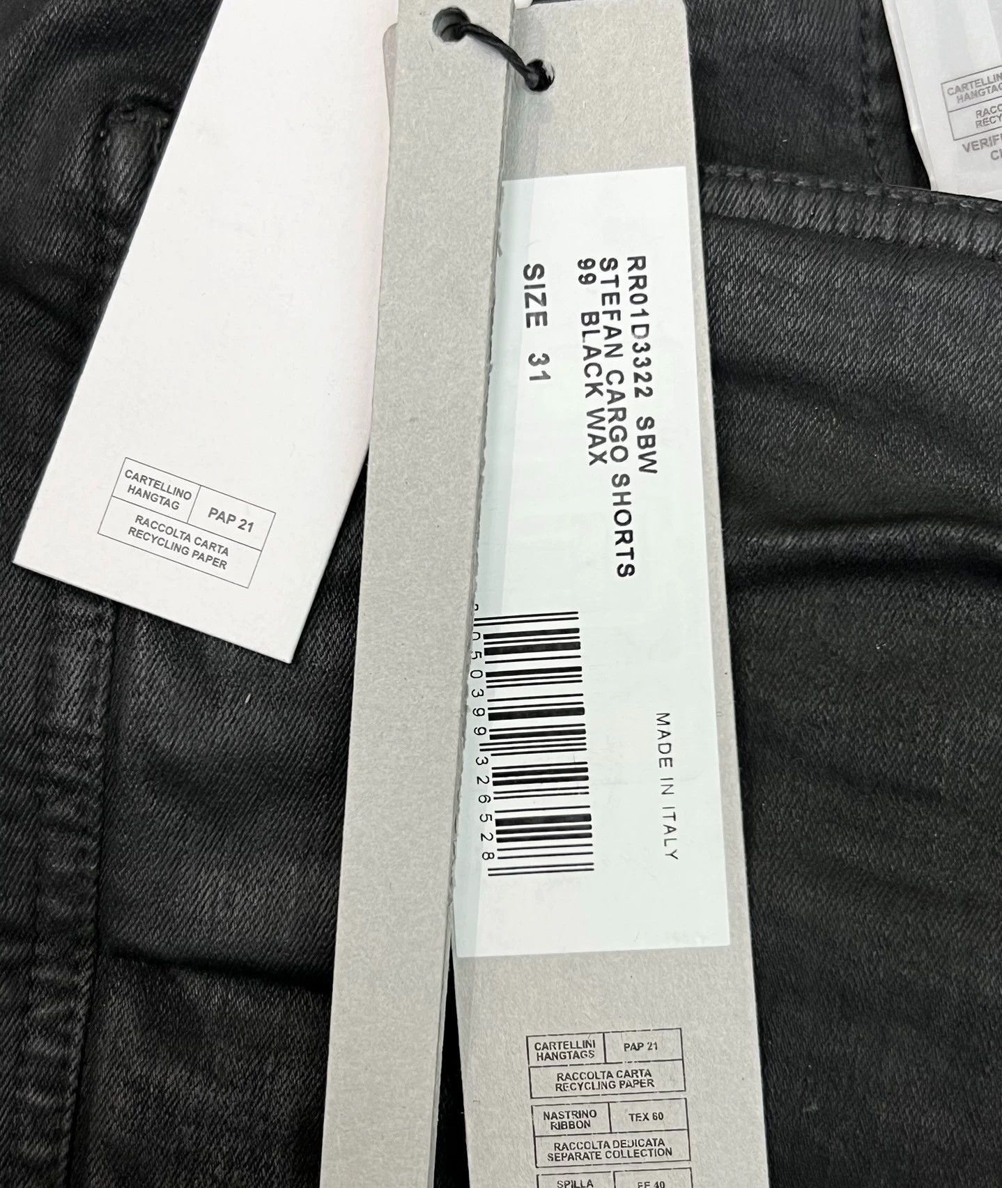 Rick Owens Rick Owens Main line 24ss show waxed shorts-2508 Size US 31 - 3 Thumbnail
