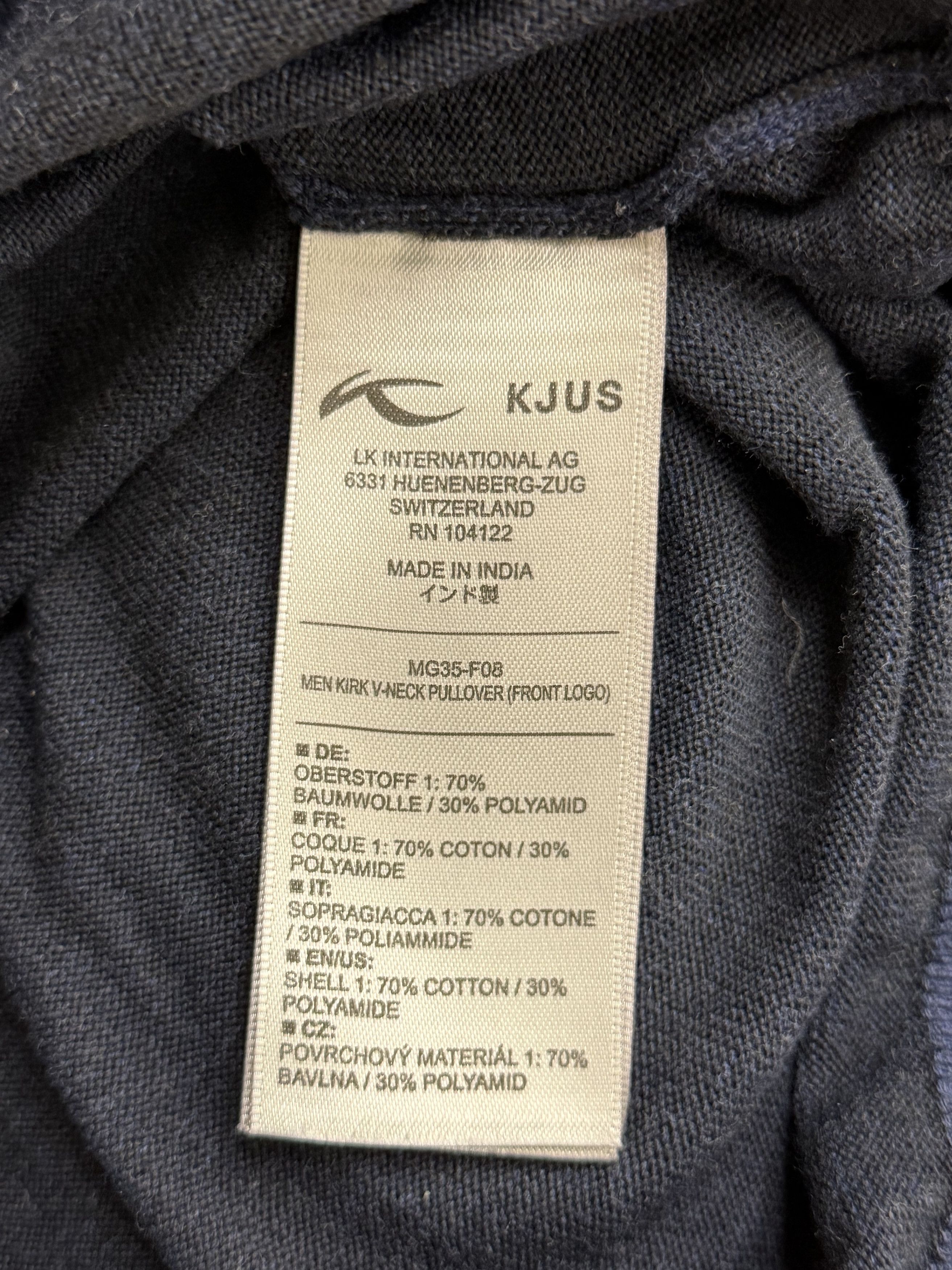 KJUS KJUS Thermal Sweater / V-Neck Pullover Size US M / EU 48-50 / 2 - 13 Thumbnail