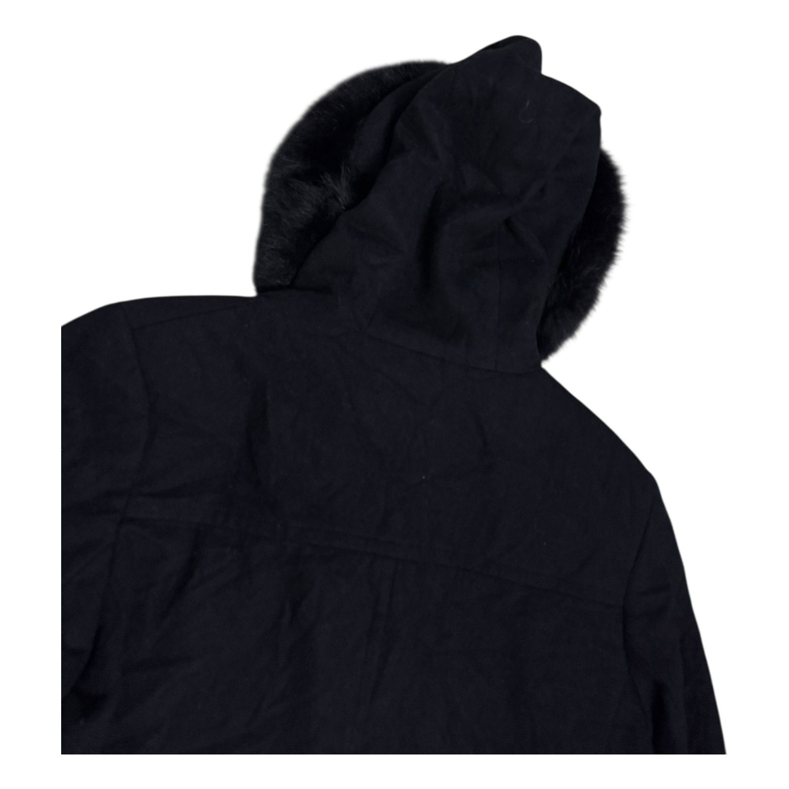 Trina Turk TRINA TURK Genuine FOX FUR & Wool Luxury Vintage Pea Coat 12 Size XL / US 12-14 / IT 48-50 - 6 Thumbnail