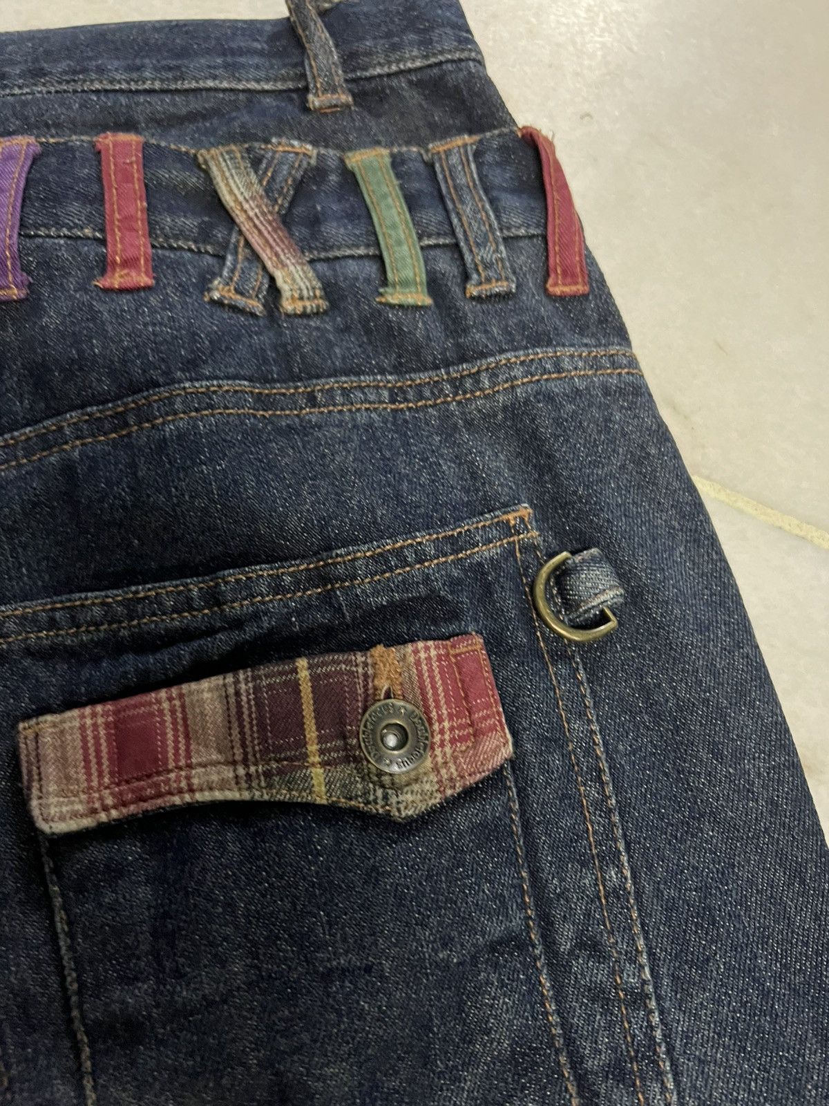 Japanese Brand 💥Double Waist💥Vintage 90’s Style Double Focus Mud Wash Jean Size US 33 - 16 Thumbnail