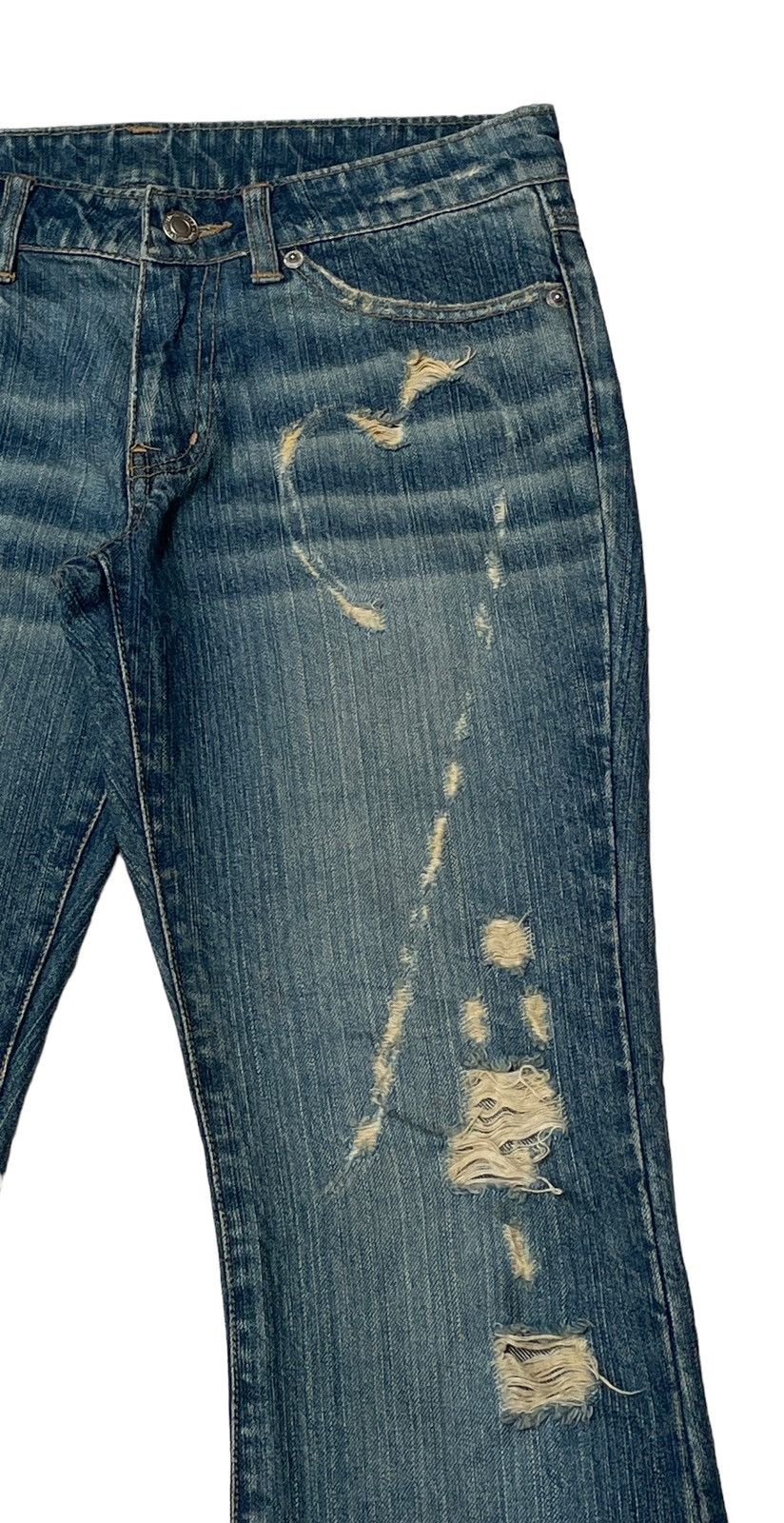 Vintage Vintage Unbrand Flared Jeans 2000s Size US 29 - 4 Thumbnail