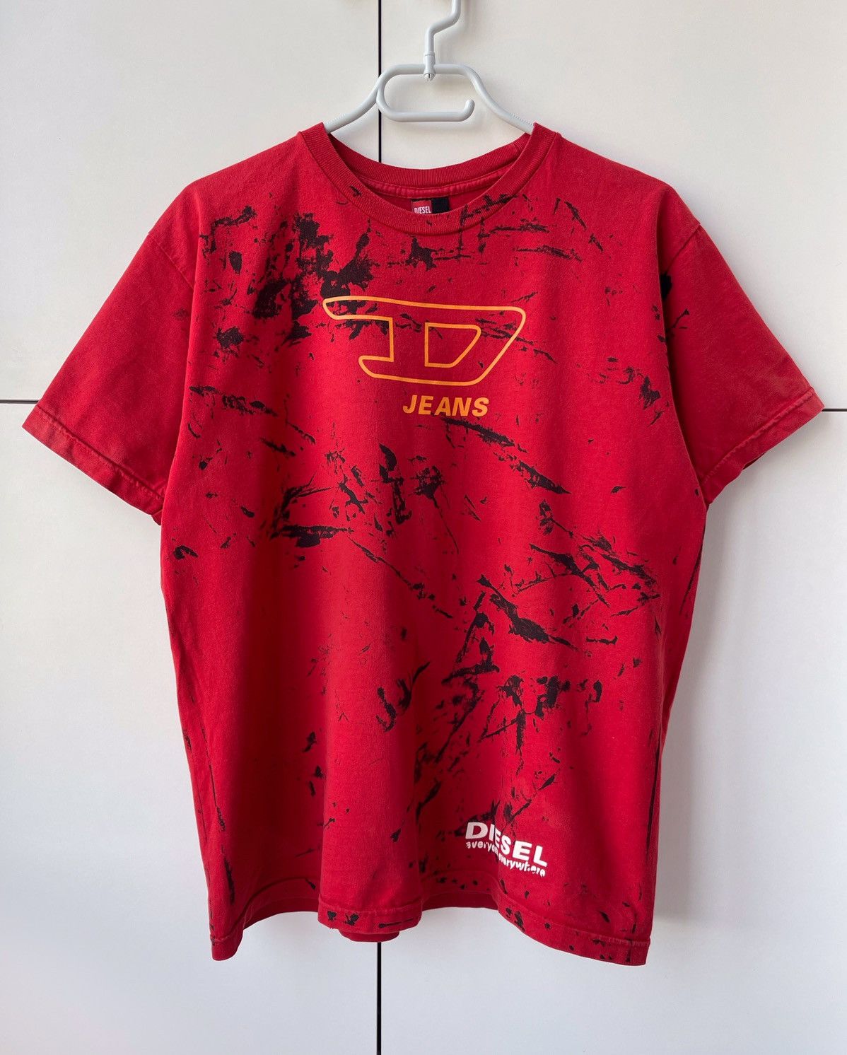 Diesel × Vintage Rare Y2k Diesel "D" Tee Size US M / EU 48-50 / 2 - 1 Thumbnail