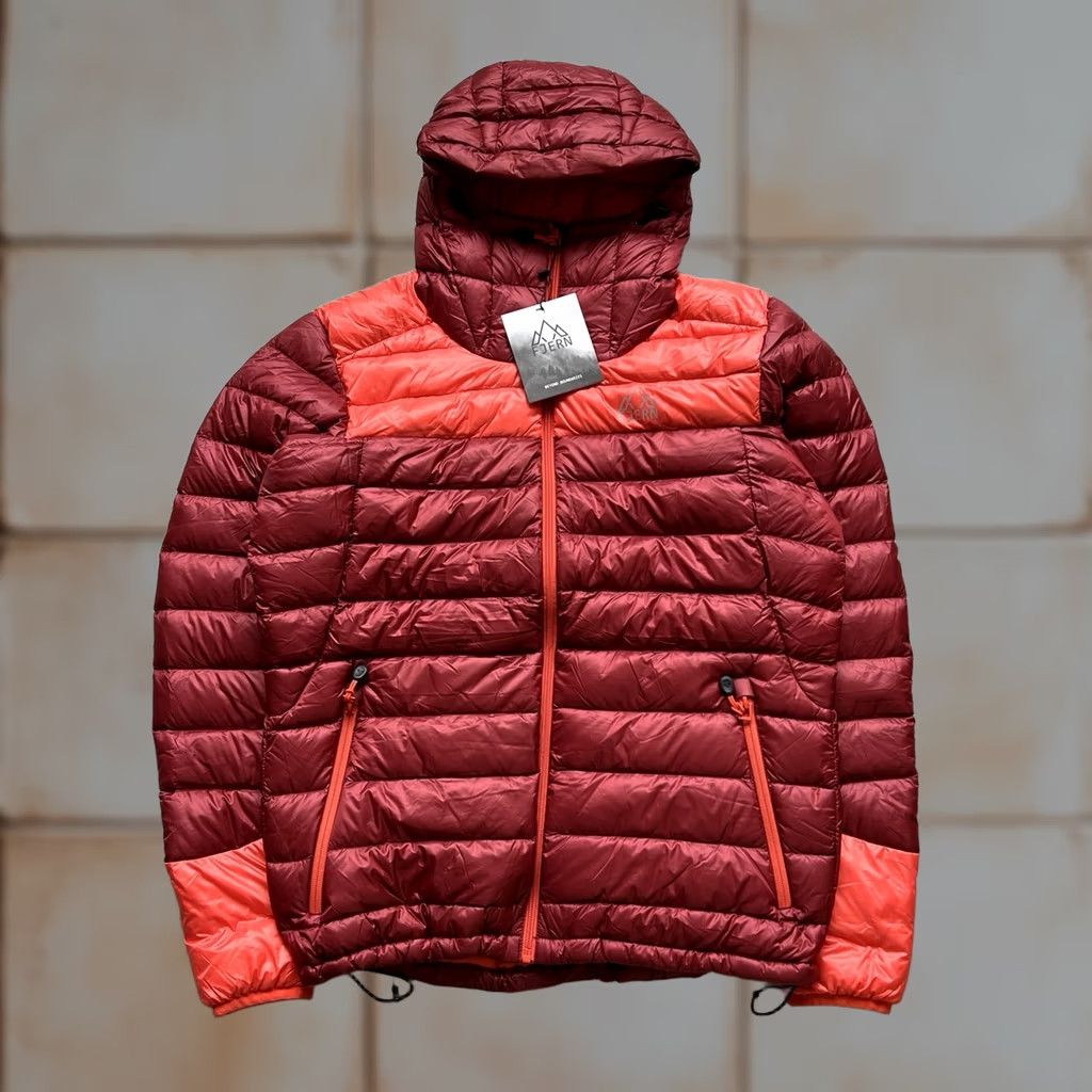 Vintage FJERN DOWN JACKET PUFFER MEN'S L Jacket Adult L Rust Nylon Full Zip Outdoor - Mens Size US L / EU 52-54 / 3 - 1 Thumbnail