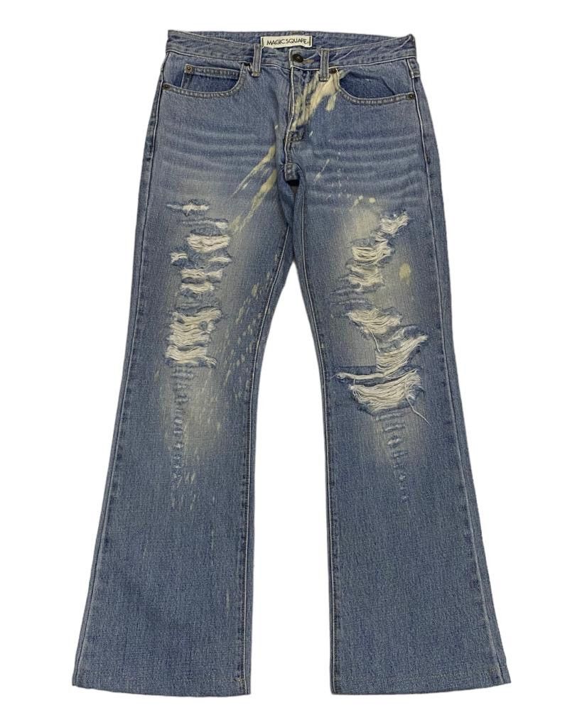 Beauty Beast FLARED JEANS DISTRESSED IF SIX WAS NINE INSPIRE JEANS Size US 28 / EU 44 - 1 Thumbnail