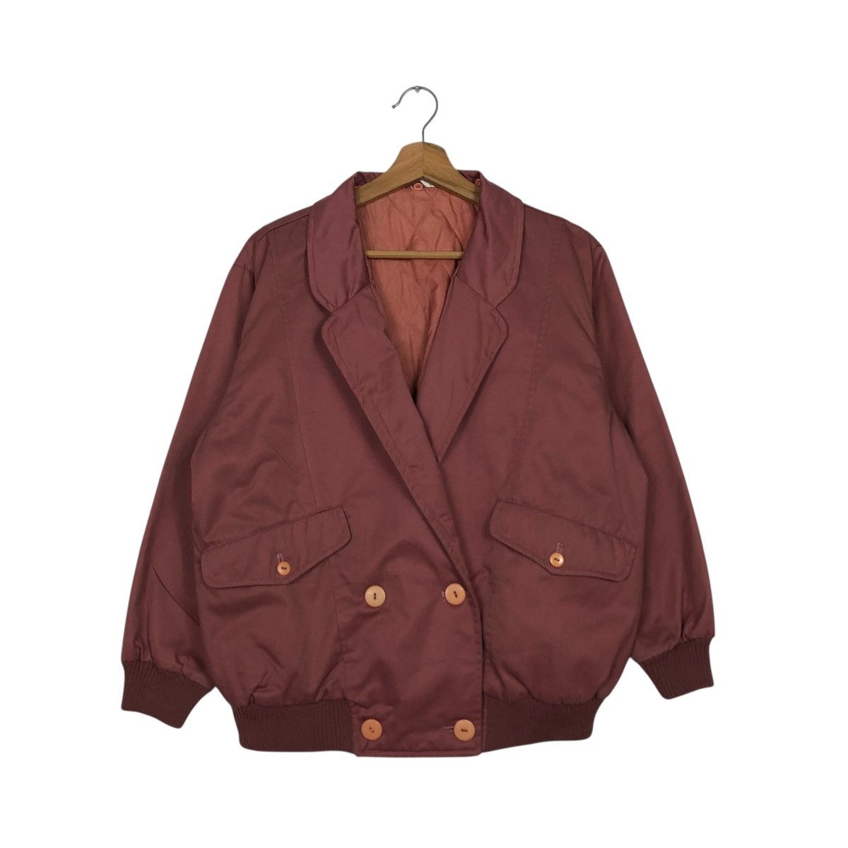 Japanese Brand 🔥VINTAGE BOMBER JACKET DOUBLE BREAST MARULINNE ISSEY MIYAKE Size US M / EU 48-50 / 2 - 3 Thumbnail